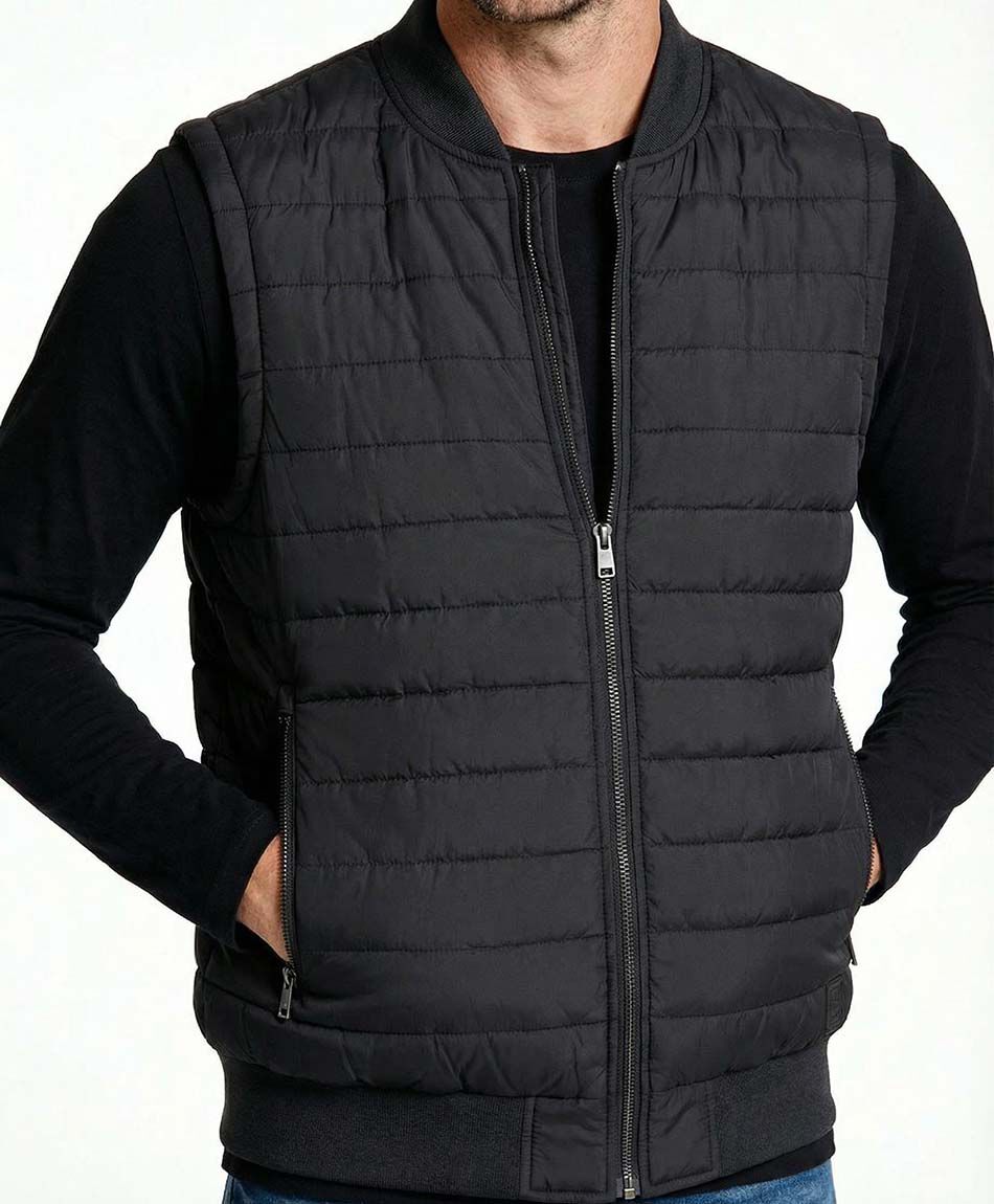 Parka hombre sin mangas black night