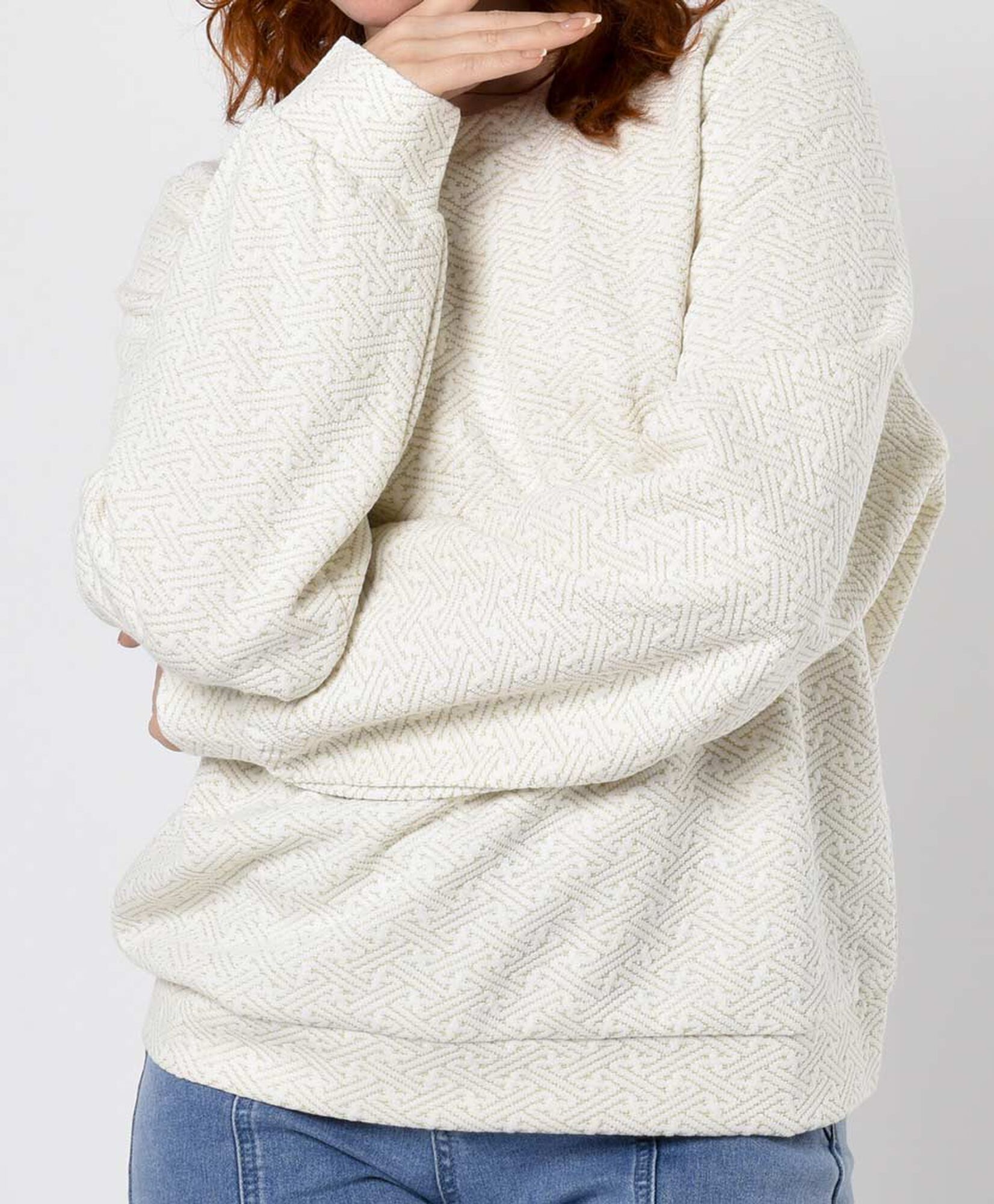 Polerón mujer jacquard Polerón mujer jacquard