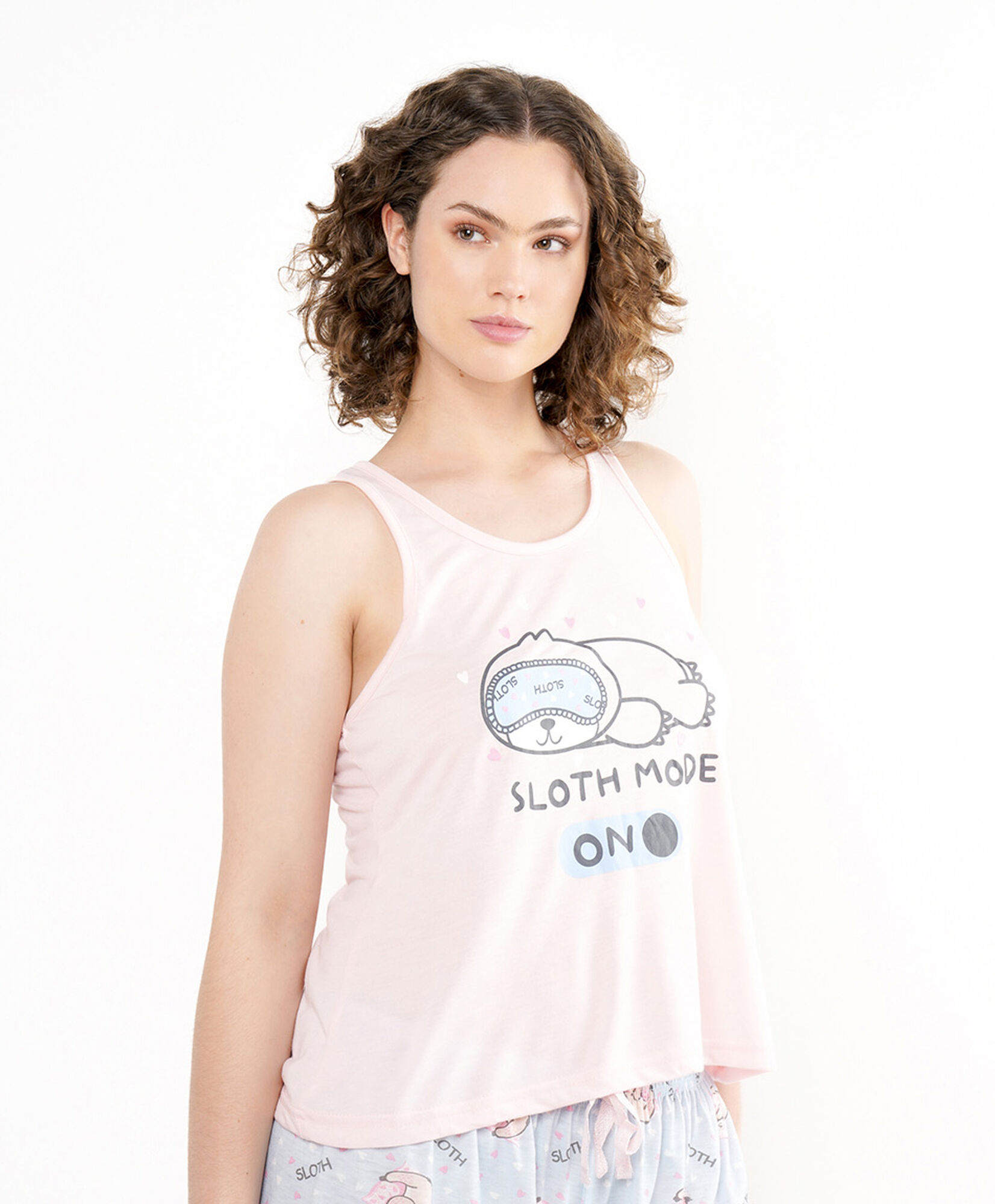 Pijama mujer short perezoso Pijama mujer short perezoso