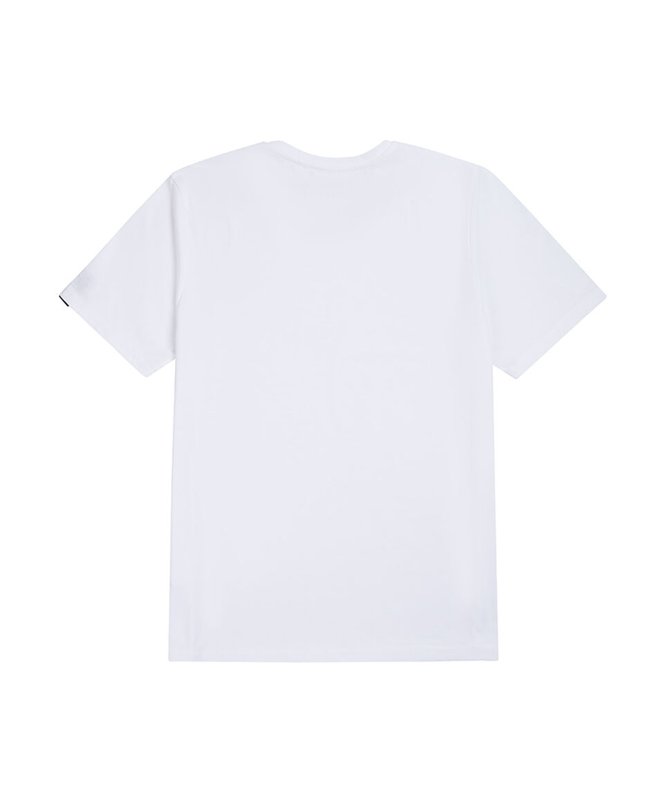 Polera hombre parche manga lisa