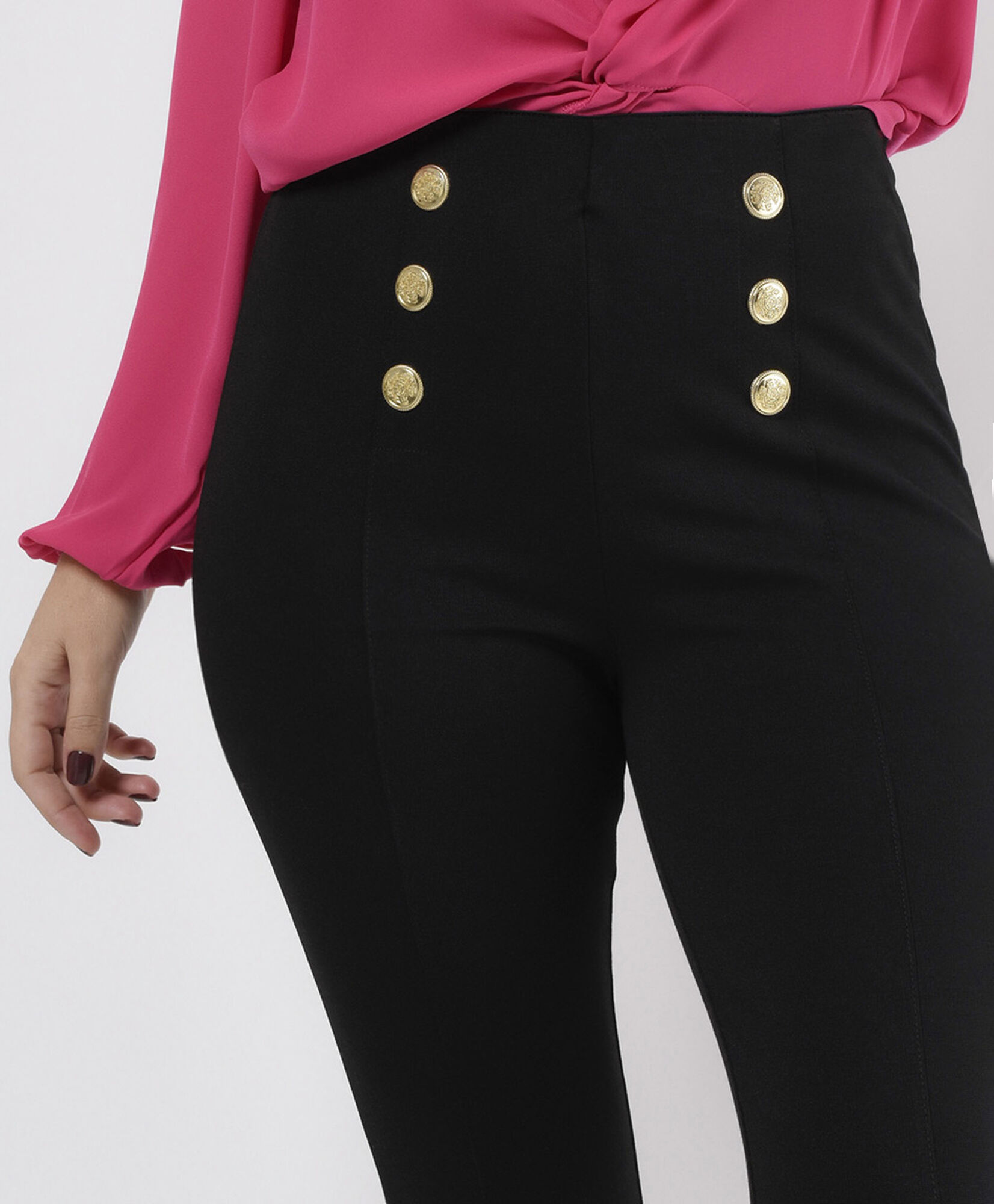 Leggins mujer botones tiro alto Leggins mujer botones tiro alto