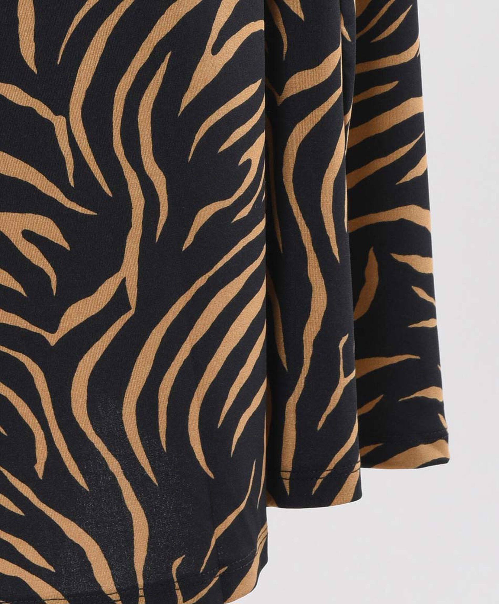 Falda mujer midi animal print cebra Falda mujer midi animal print cebra