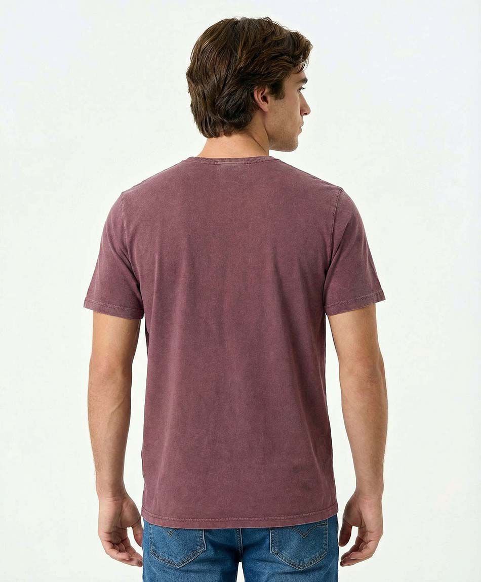 Polera hombre mini print