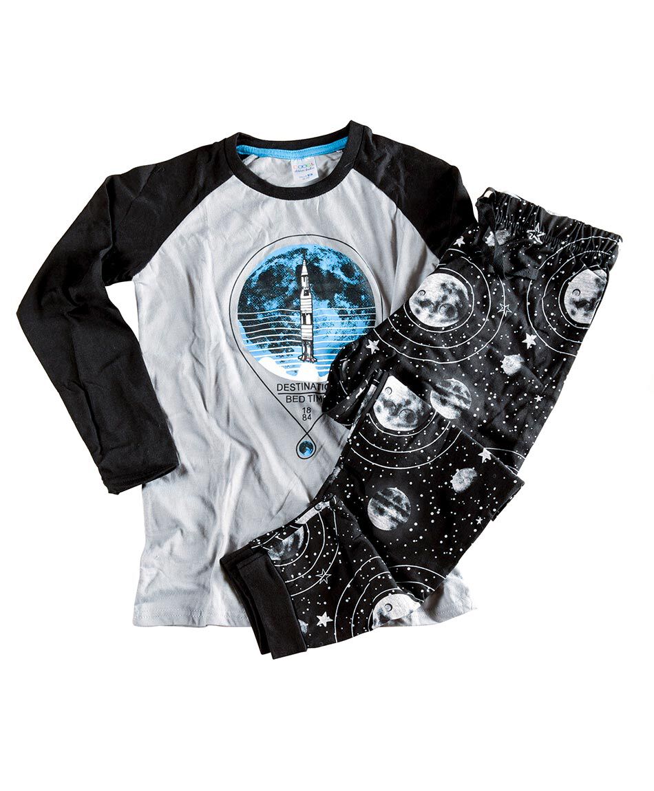 Pijama niño jersey space