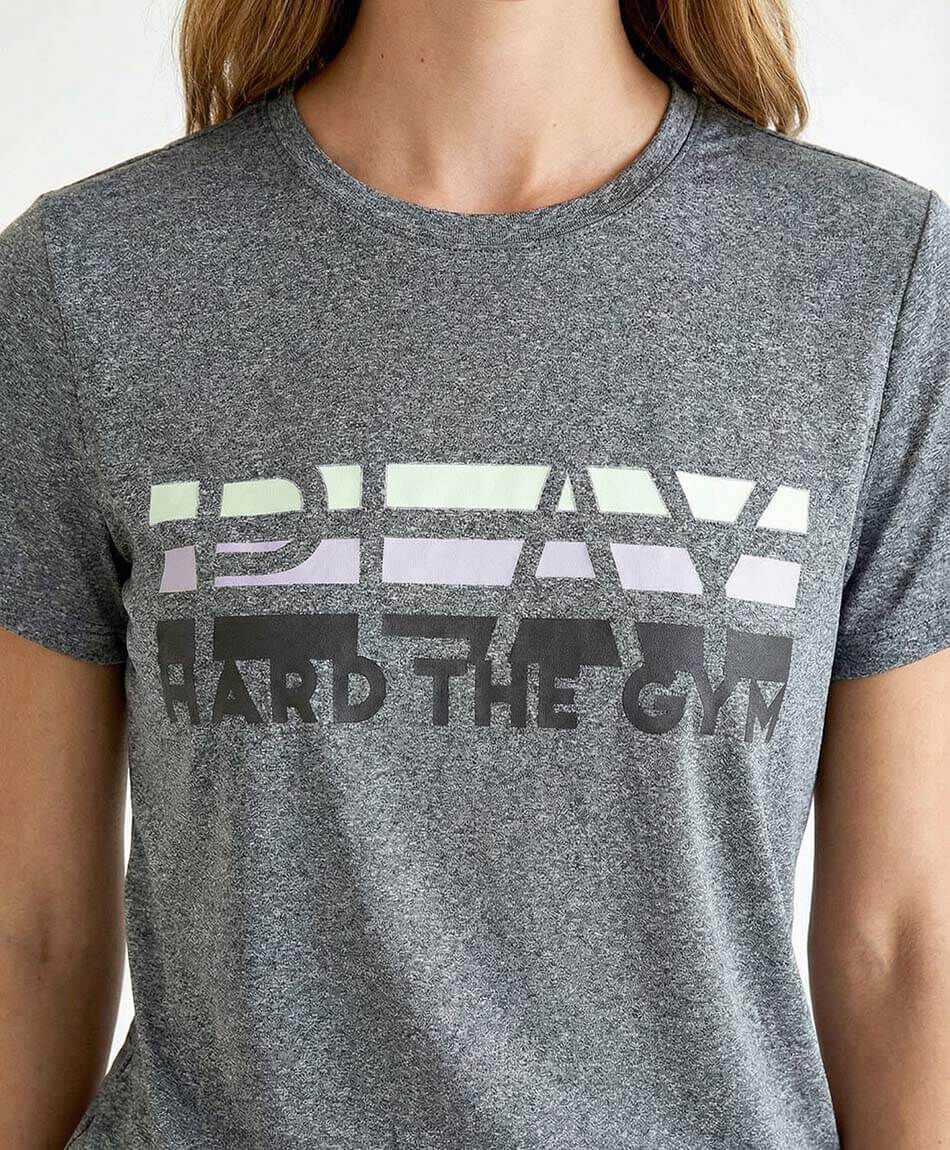 Polera deportiva mujer play hard