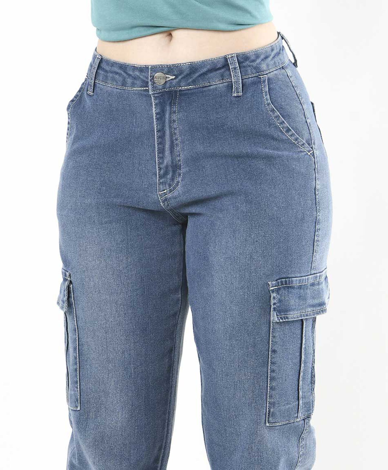 Jeans mujer cargo Jeans mujer cargo