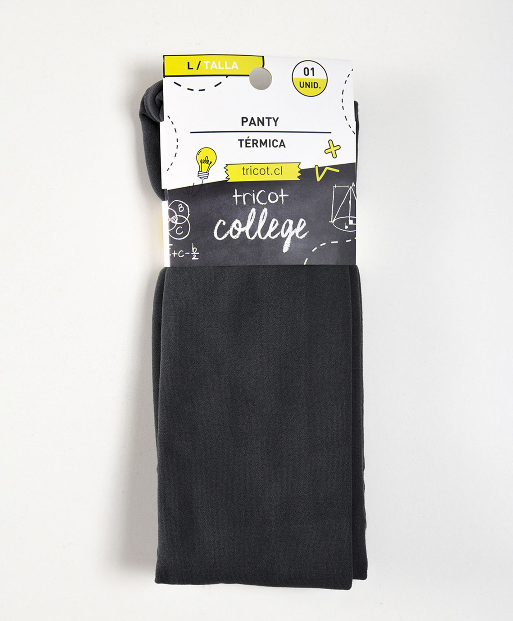 Panty escolar térmica gris lisa Panty escolar térmica gris lisa