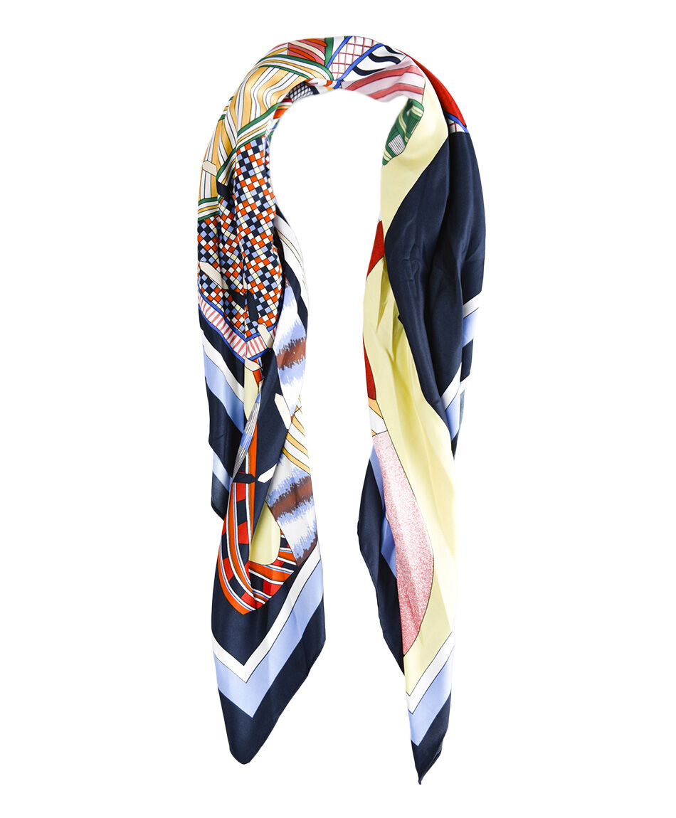 Pa&ntilde;uelo mujer formas multicolor