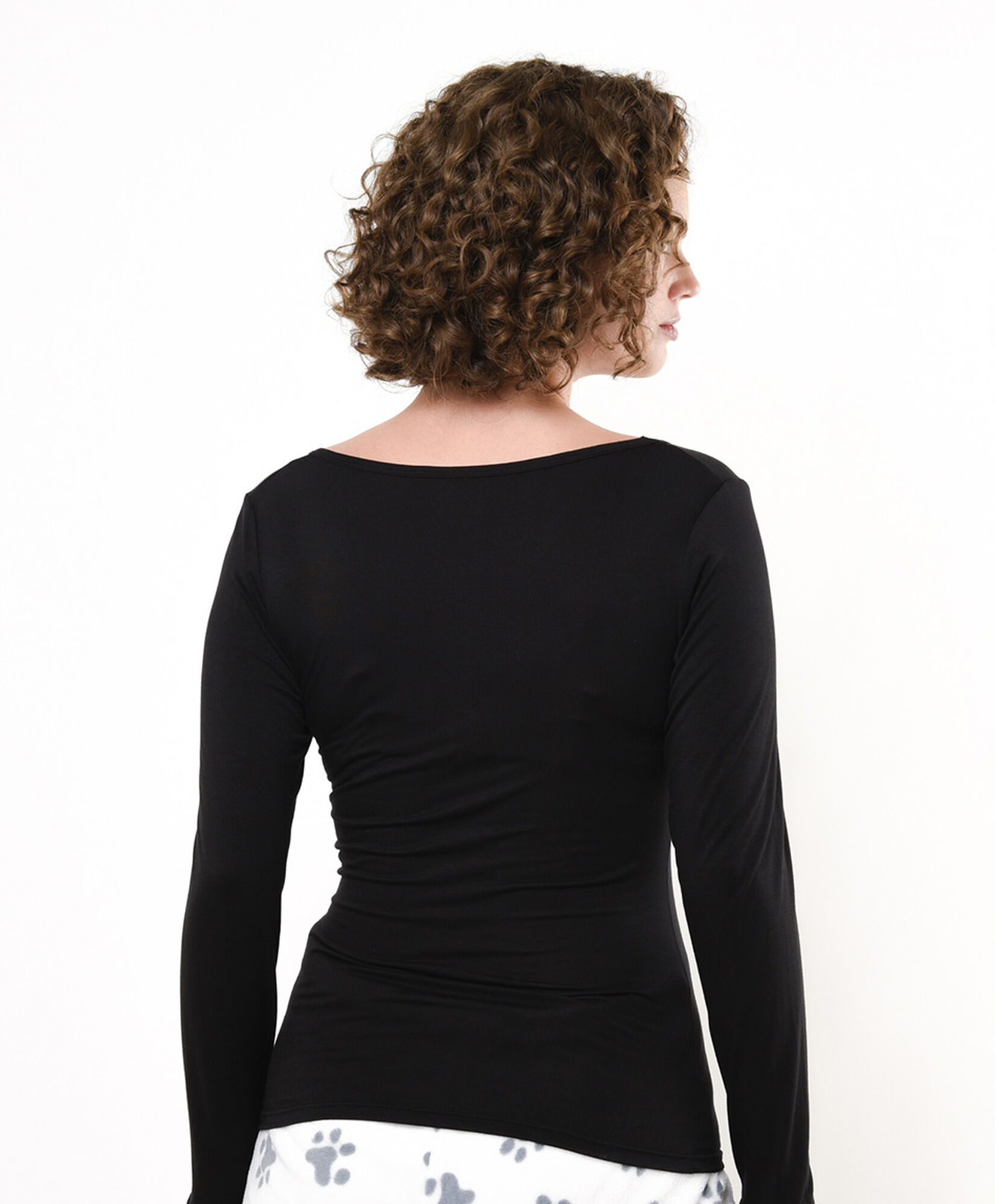 Camiseta mujer negra lisa Camiseta mujer negra lisa