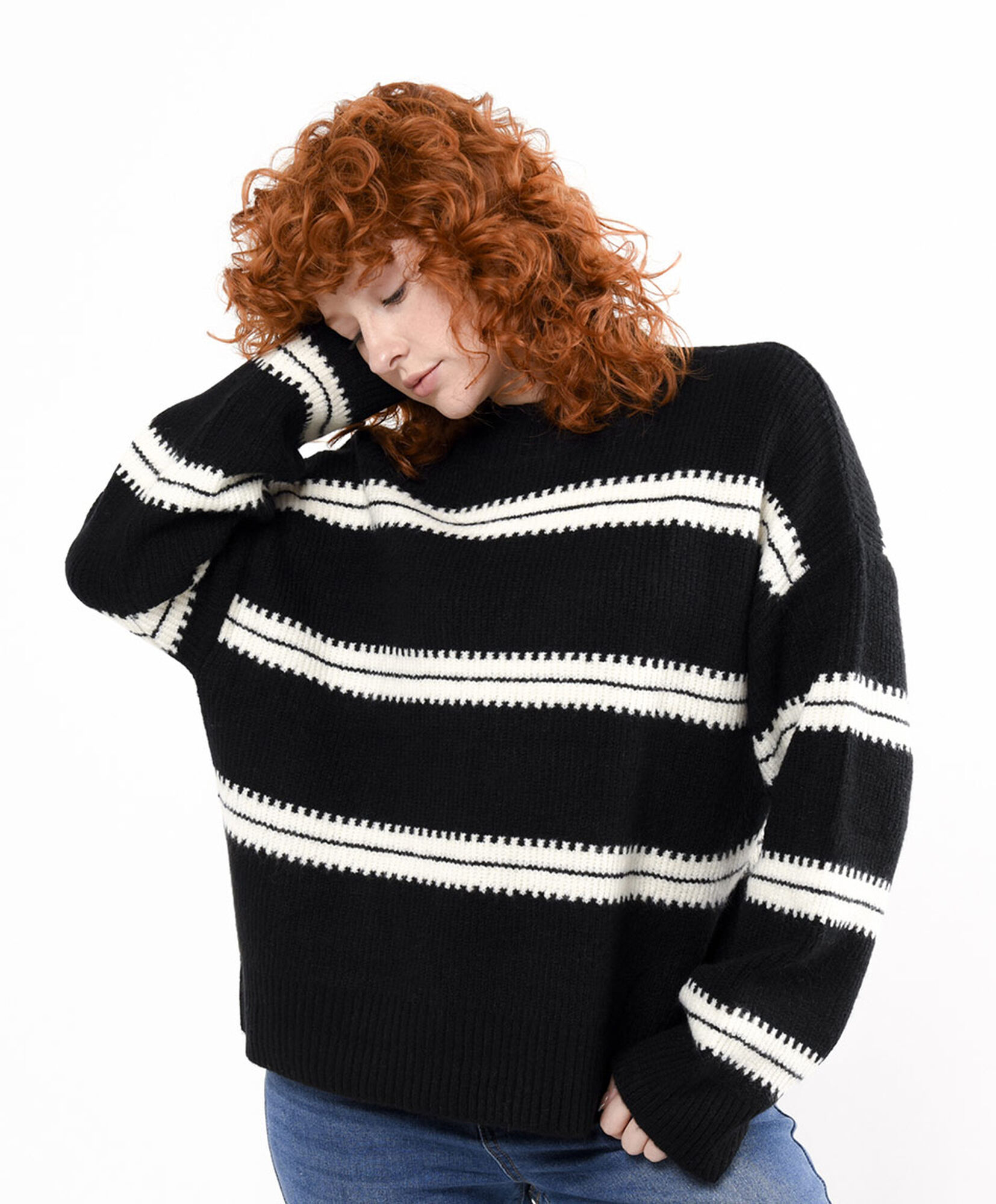 Sweater mujer líneas dobles Sweater mujer líneas dobles
