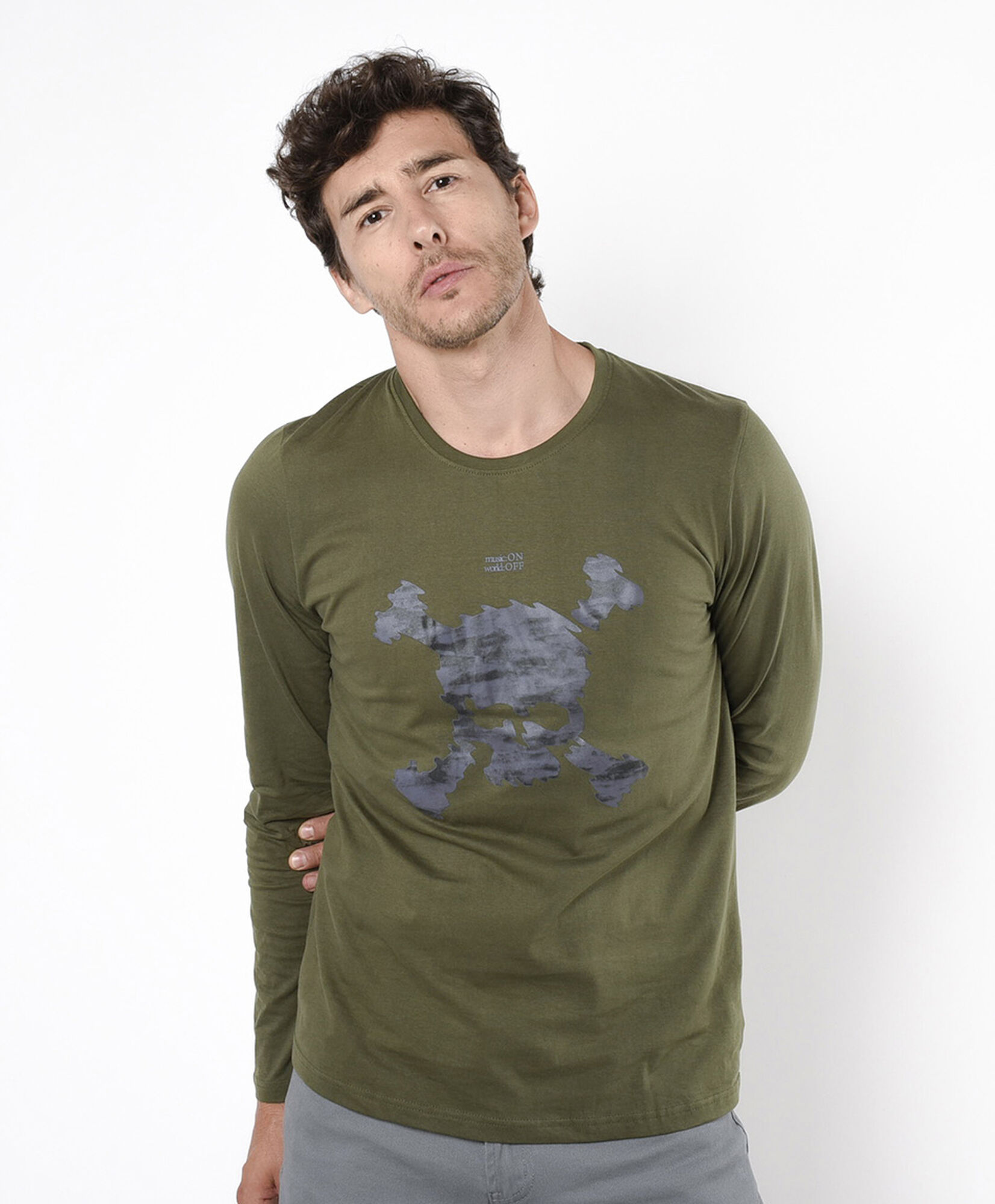 Polera hombre calavera Polera hombre calavera