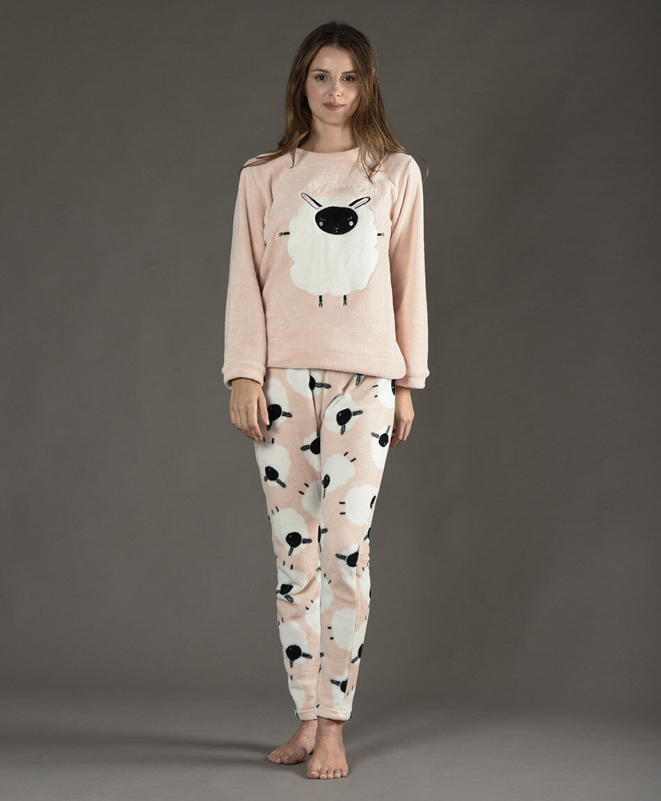 Pijama coral fleece