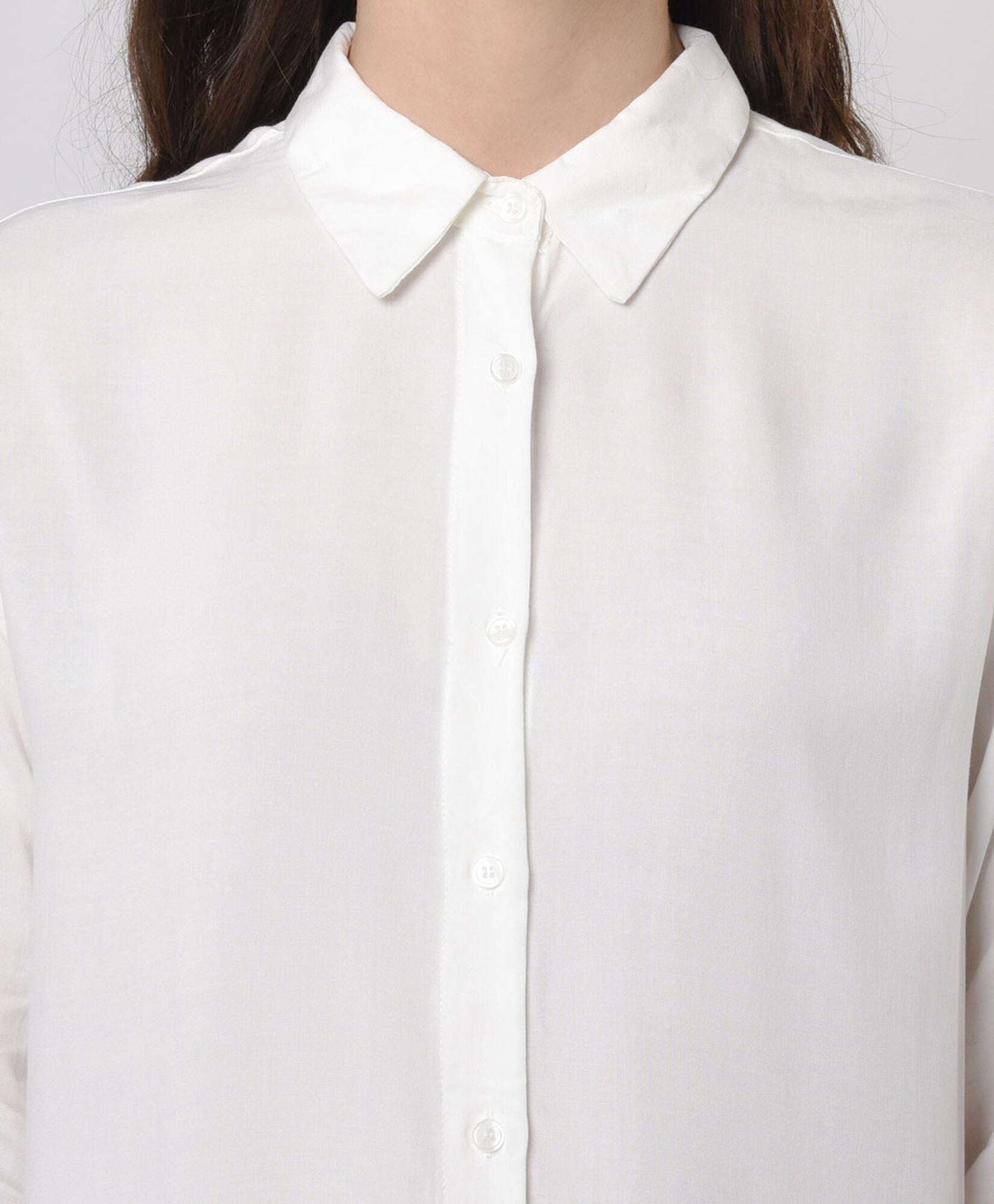 Blusa mujer camisera blanca Blusa mujer camisera blanca