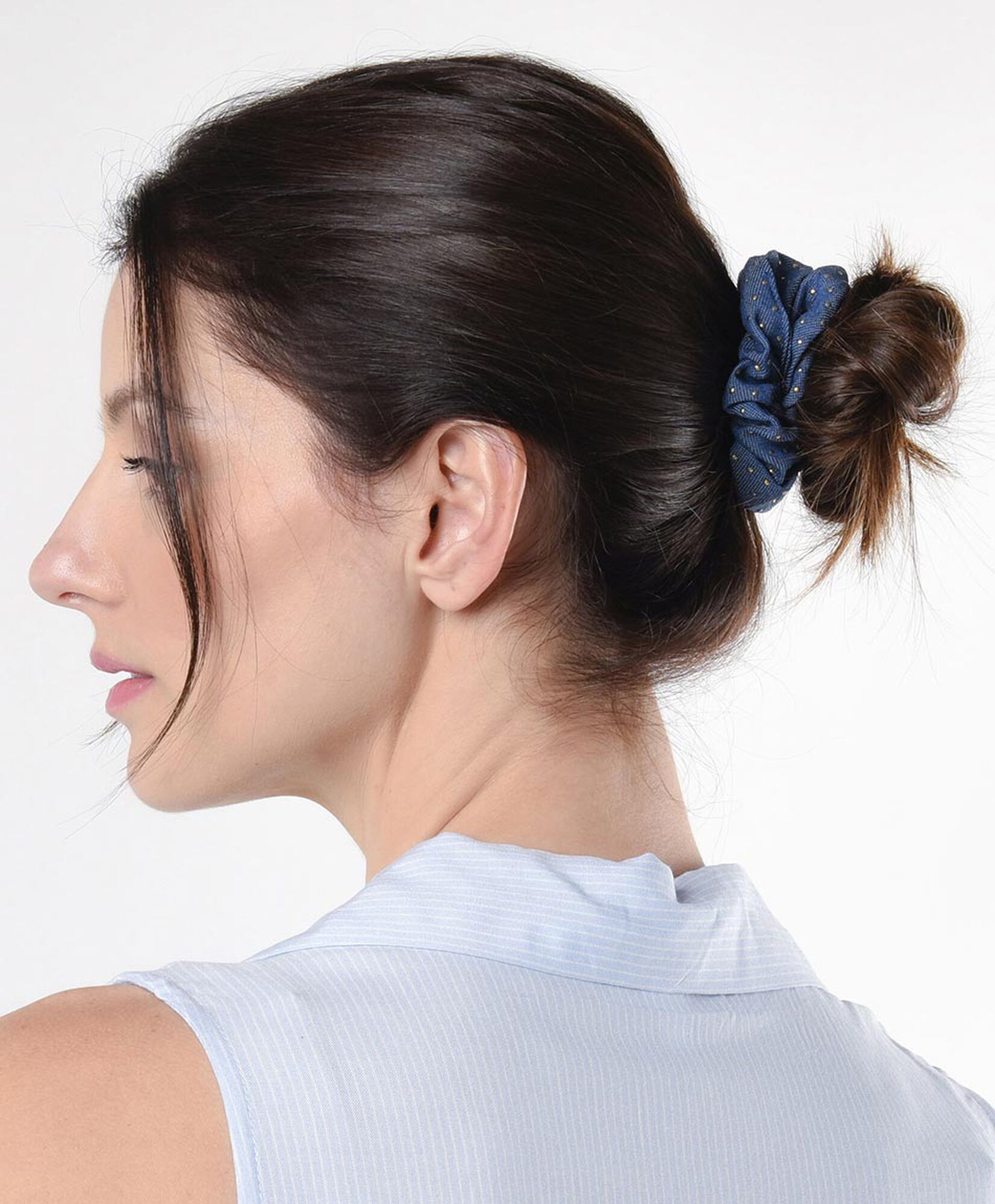 Scrunchie mujer denim Scrunchie mujer denim