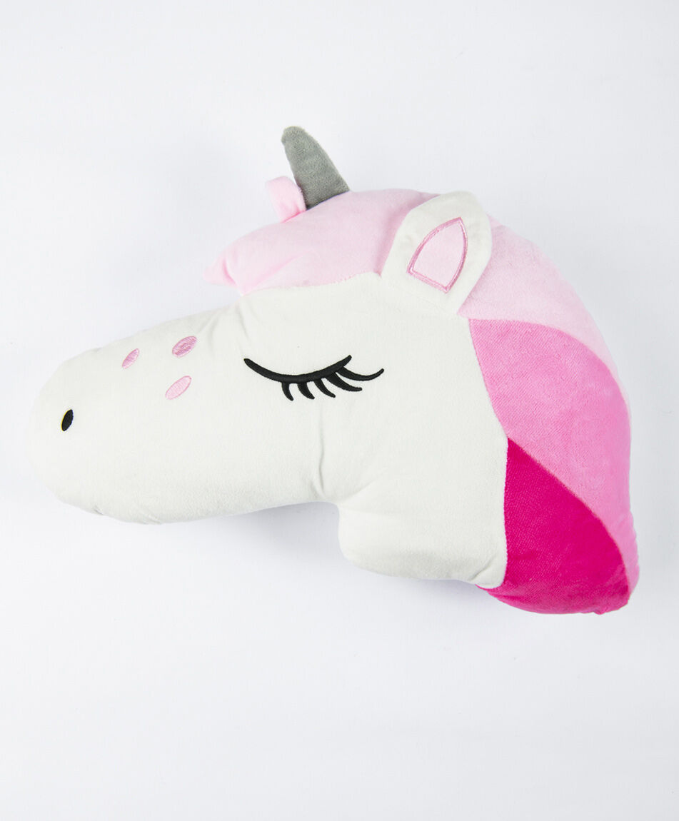 Cojín niña unicornio