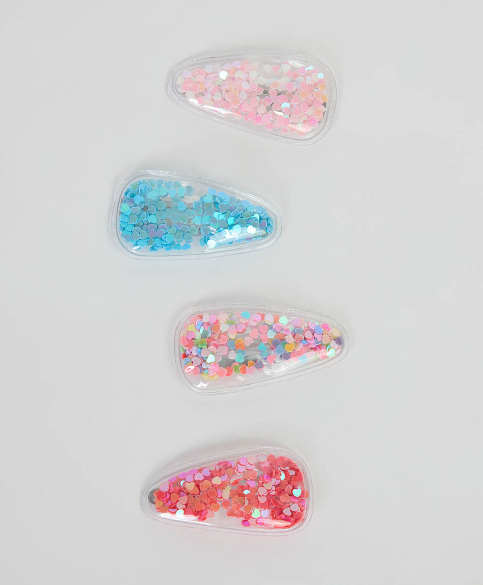 Set 4 pinches infantiles brillos Set 4 pinches infantiles brillos