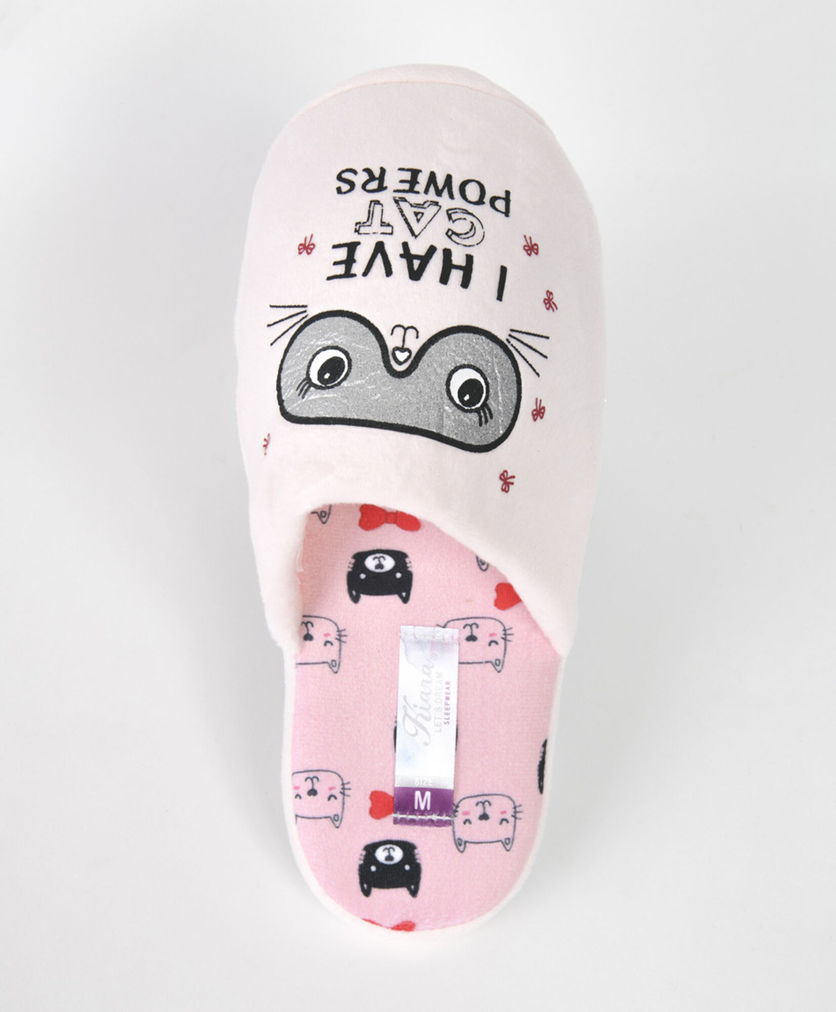 Pantufla mujer gato antifaz Pantufla mujer gato antifaz