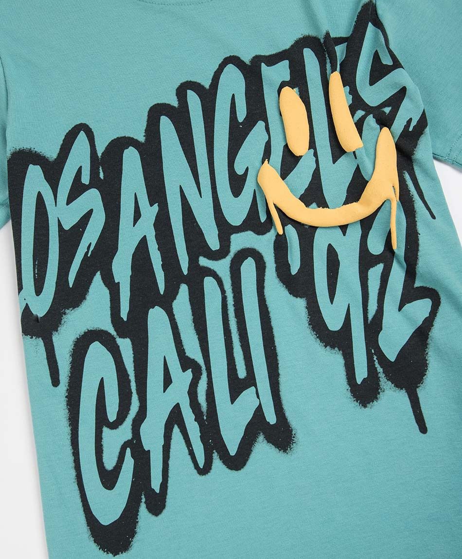 Polera ni&ntilde;o frase graffiti