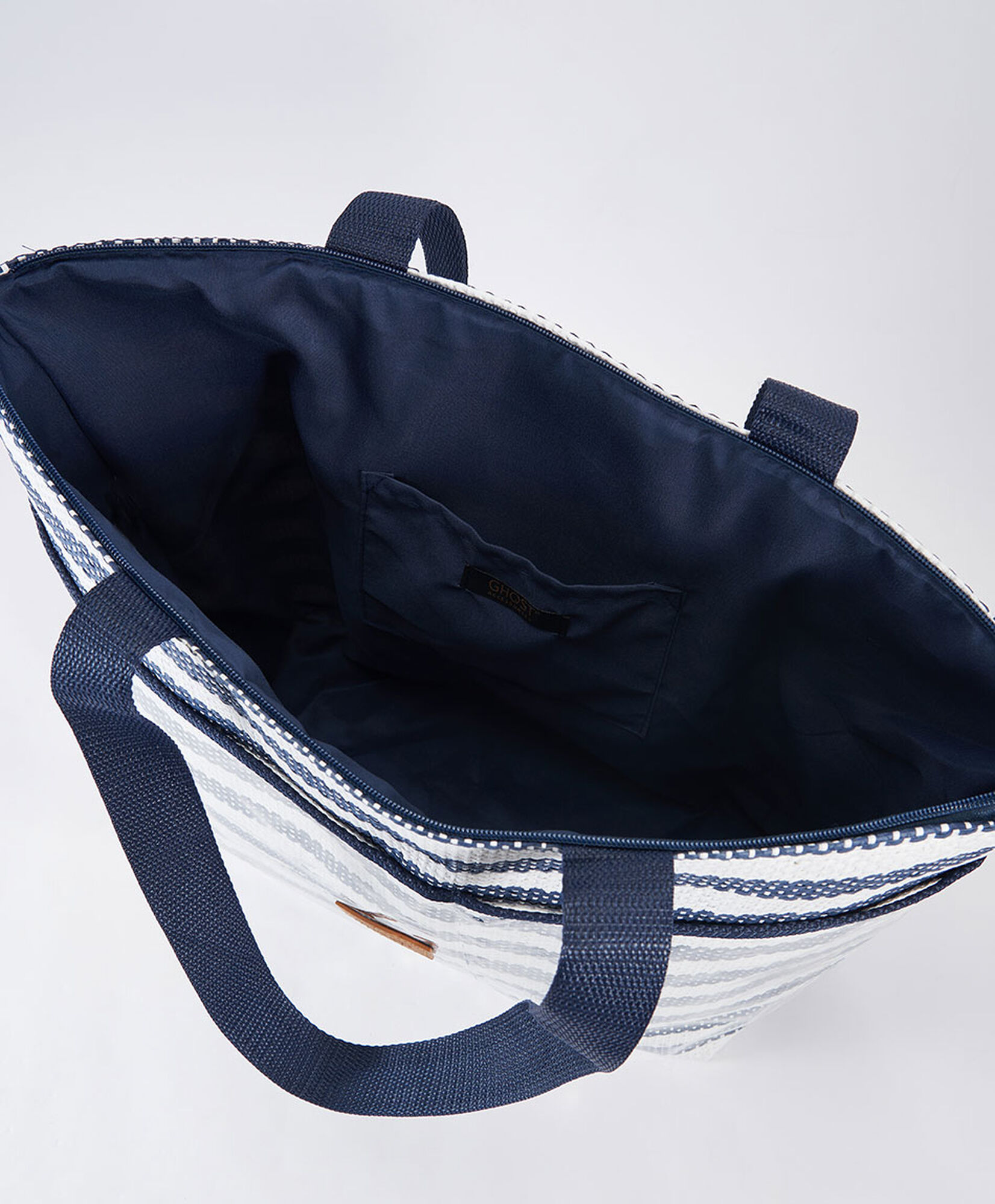 Set bolso playa mujer rayas azul Set bolso playa mujer rayas azul