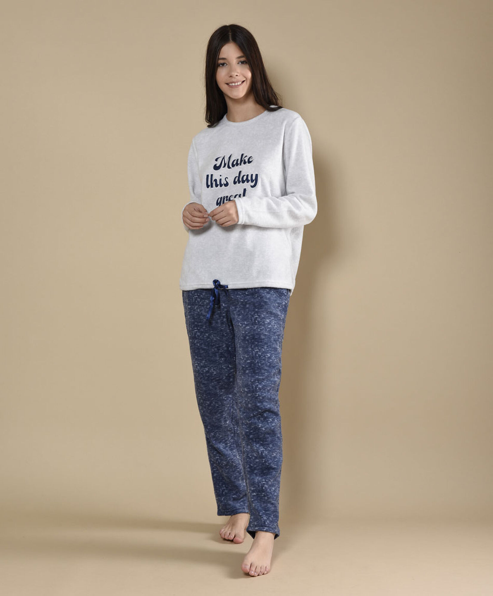 Pijama polar sustentable Pijama polar sustentable