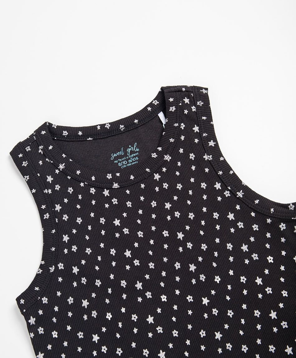 Polera ni&ntilde;a estrellas