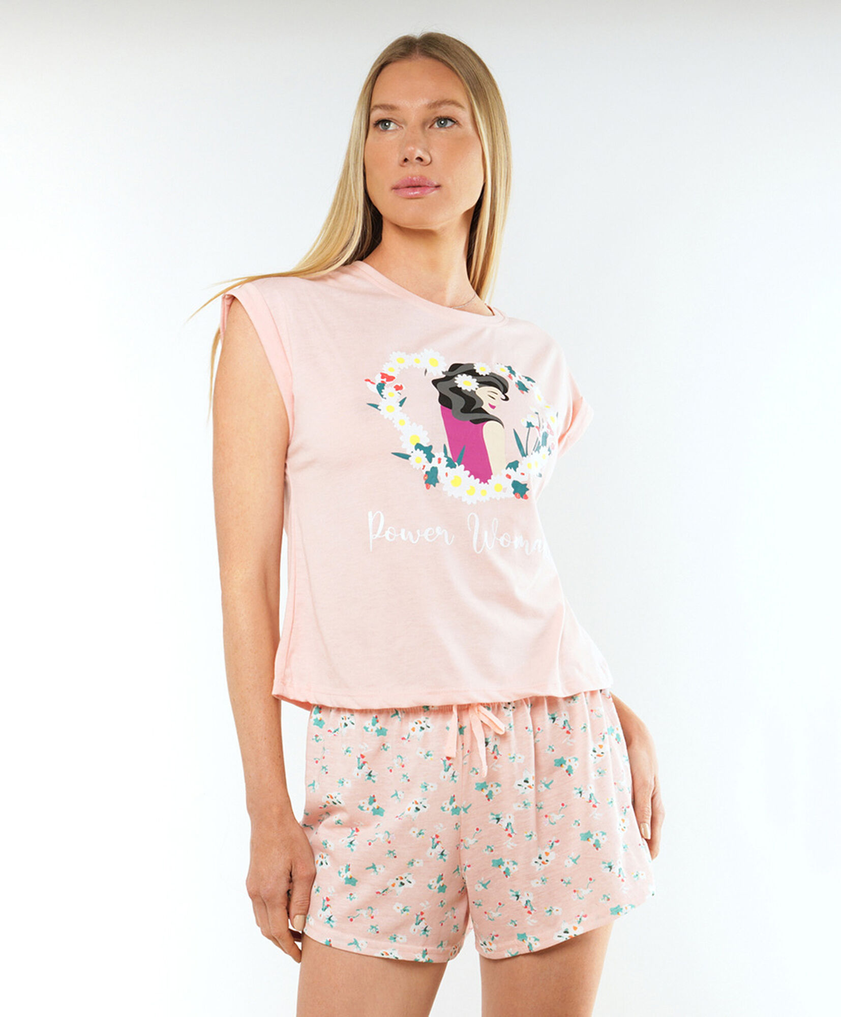 Pijama mujer power woman short Pijama mujer power woman short