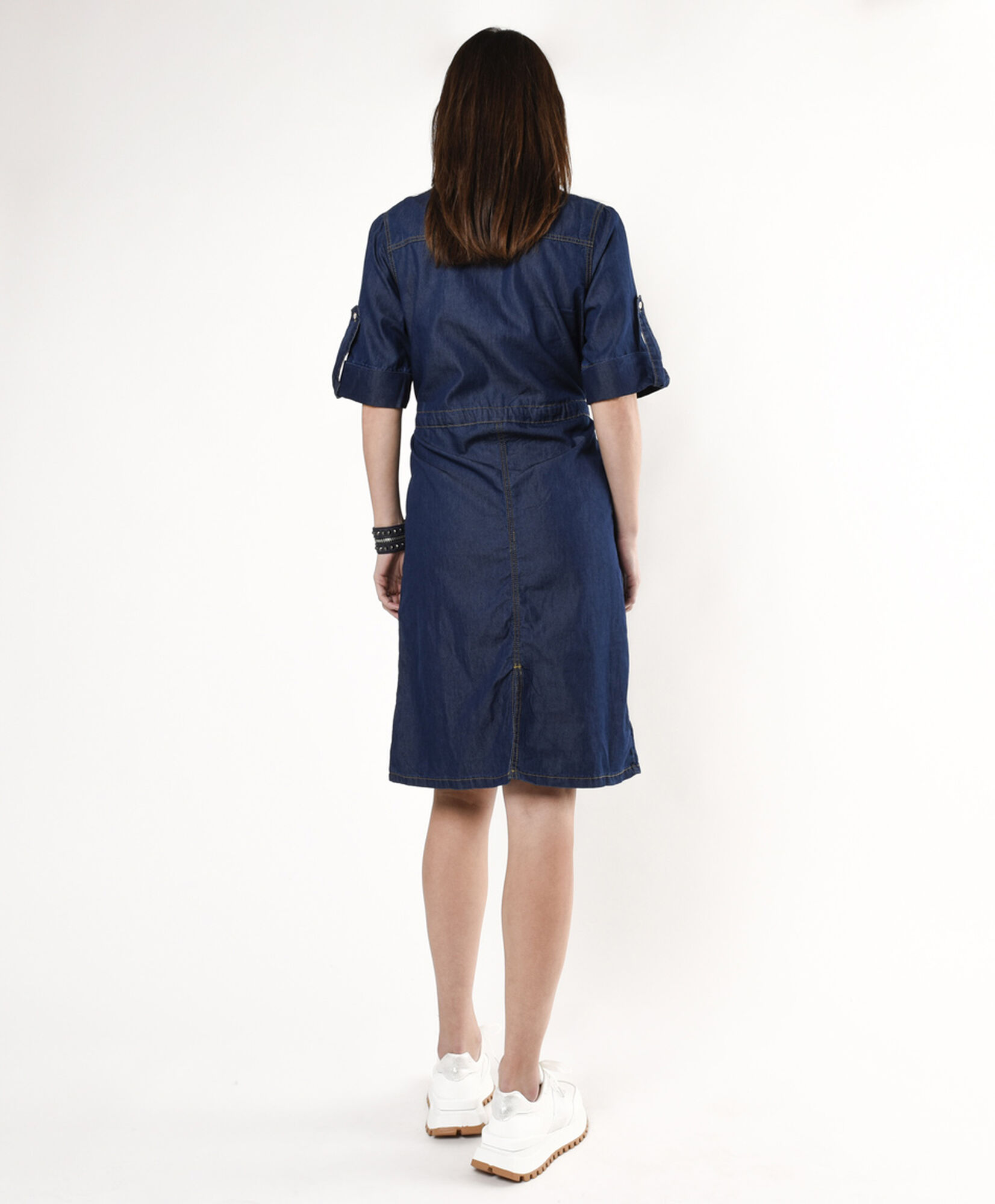 Vestido mujer denim bolsillos Vestido mujer denim bolsillos