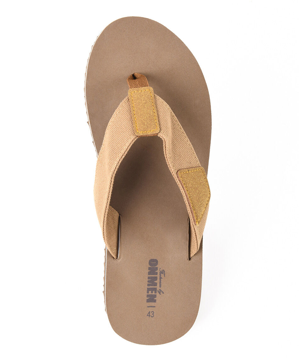 Sandalia hombre cuerina