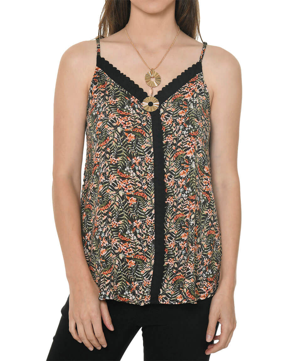 Top estampado