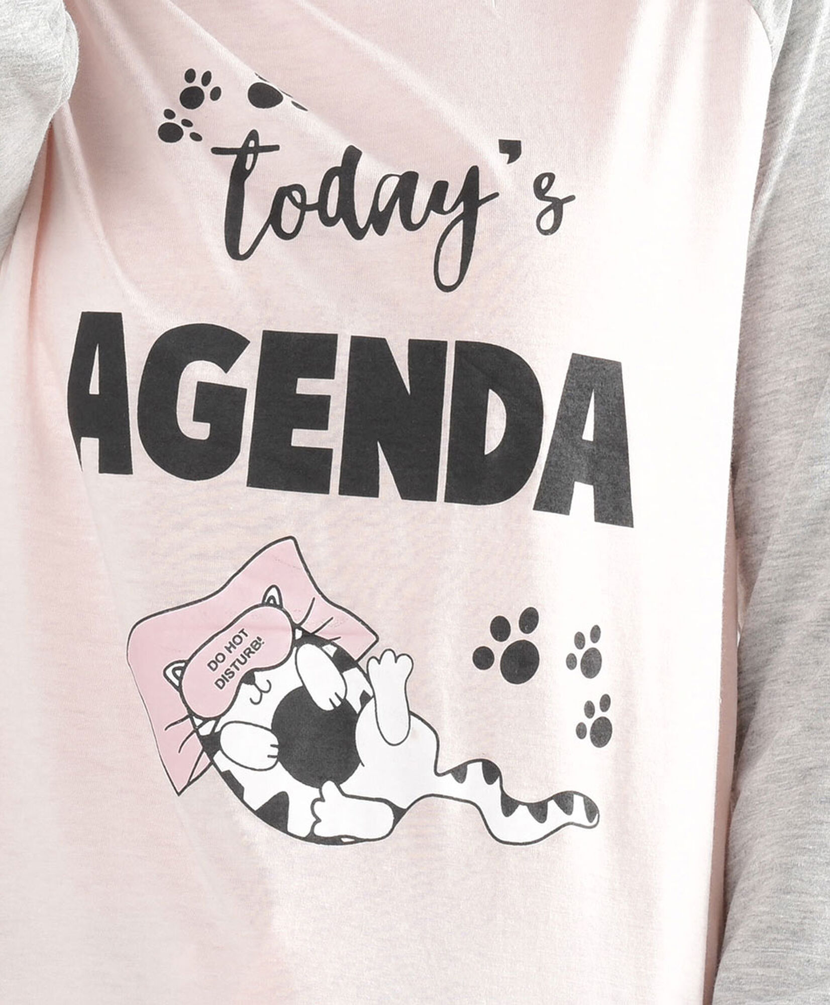 Pijama mujer gato durmiendo Pijama mujer gato durmiendo