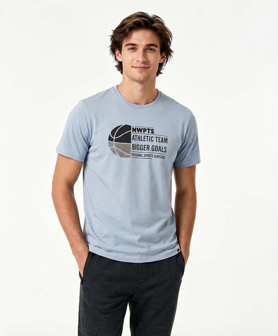 Polera deportiva hombre netball