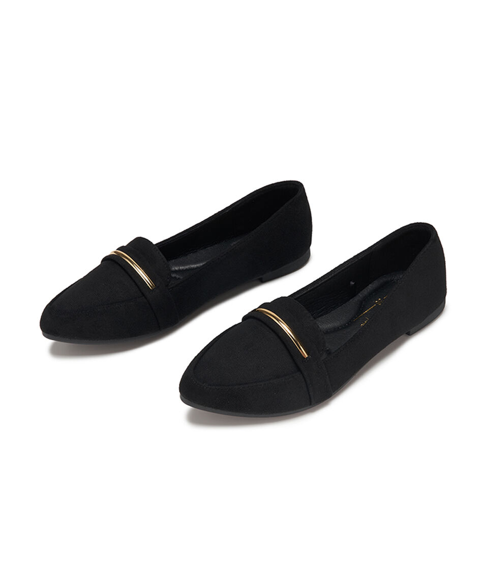 Ballerina mujer metal gold