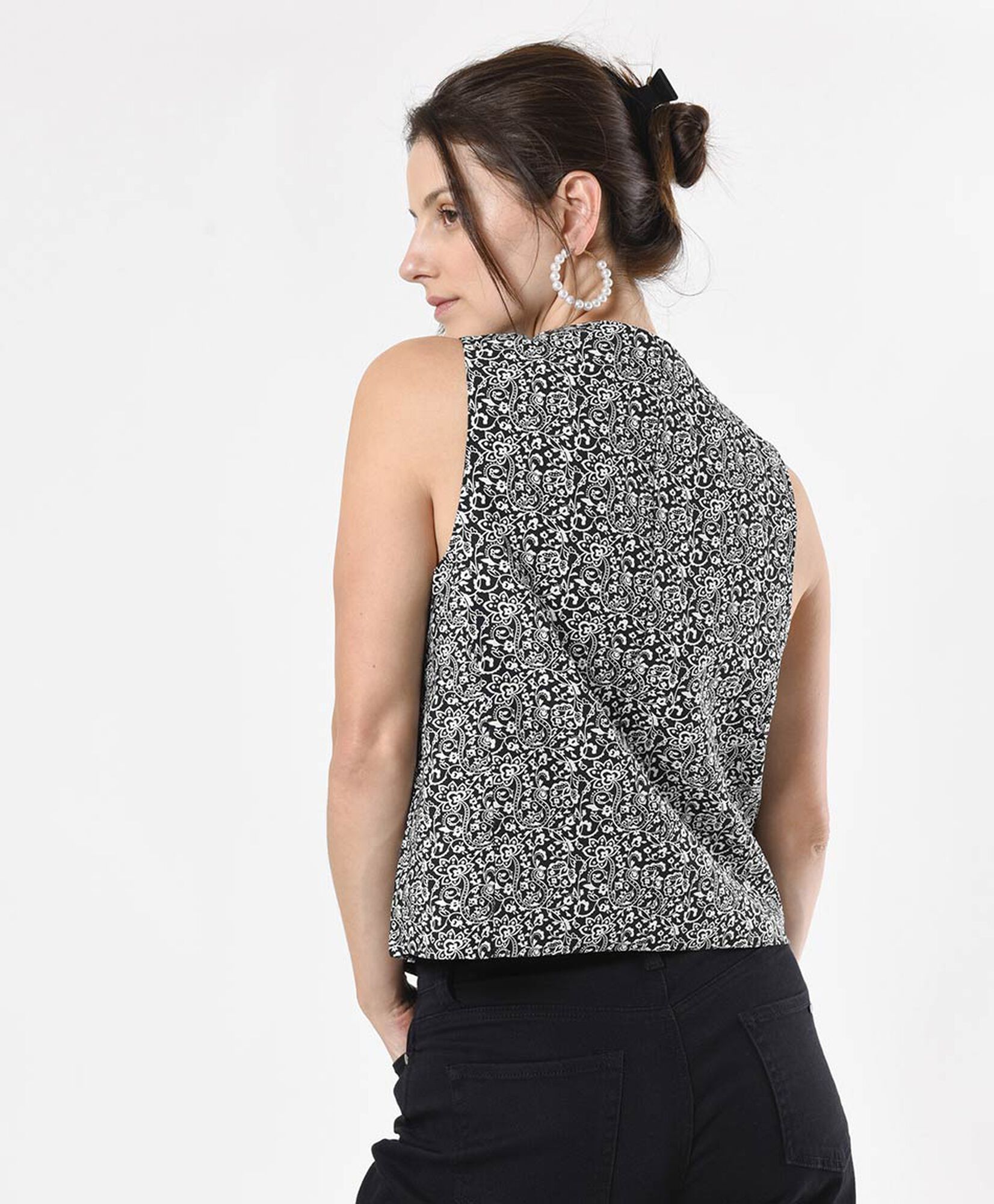 Vest mujer bicolor Vest mujer bicolor