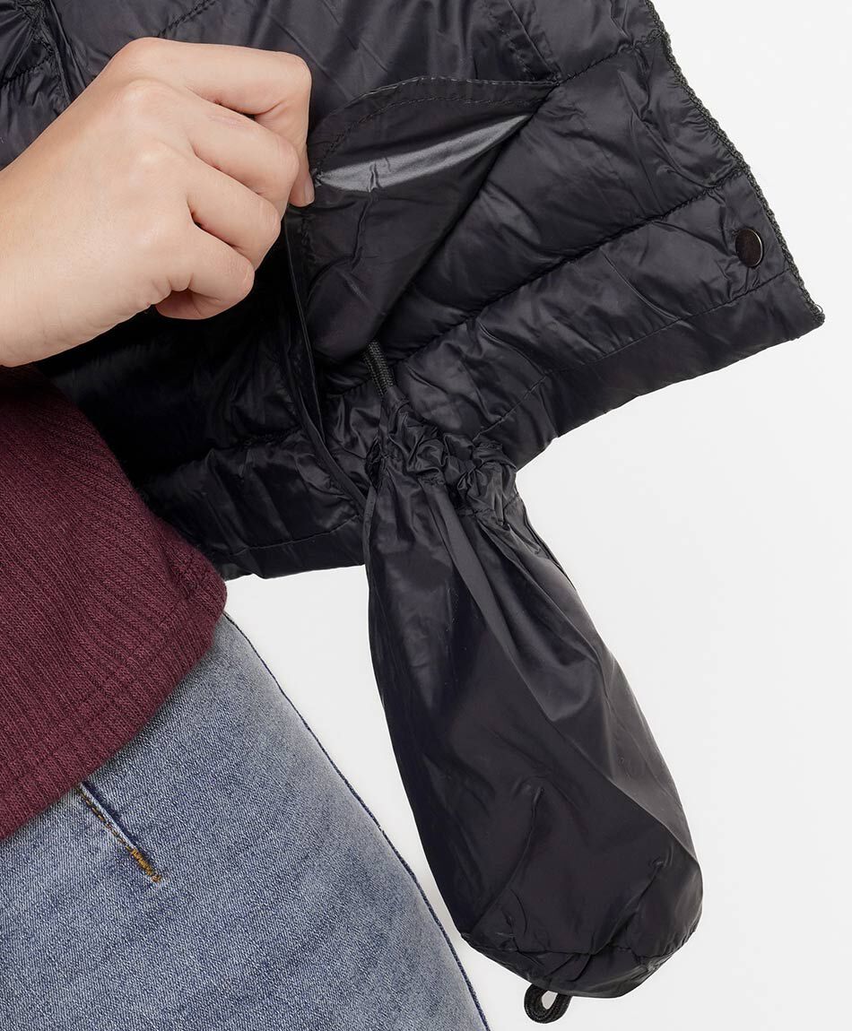 Parka mujer  puffa con botones