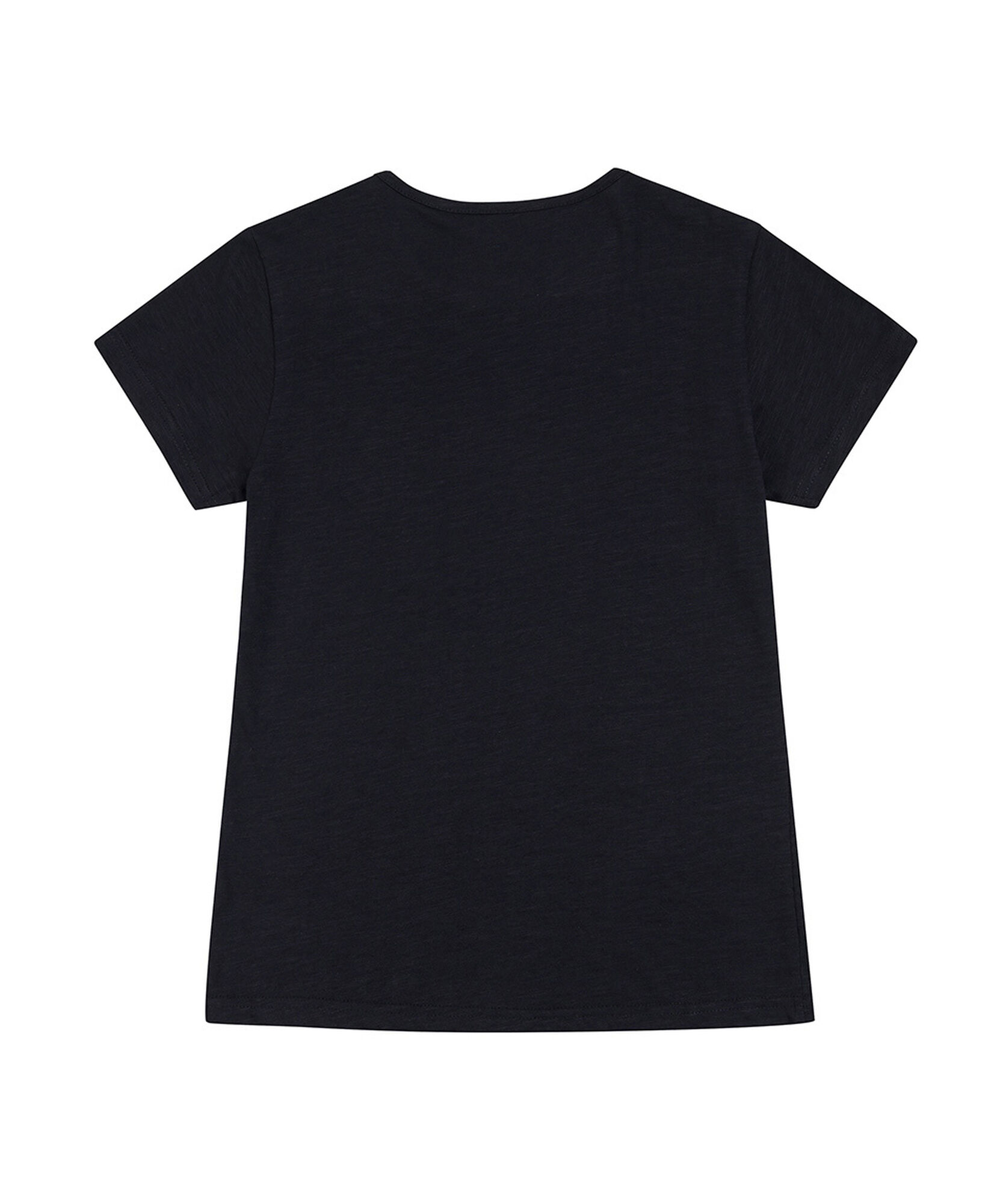 Polera niña básica negra Polera niña básica negra