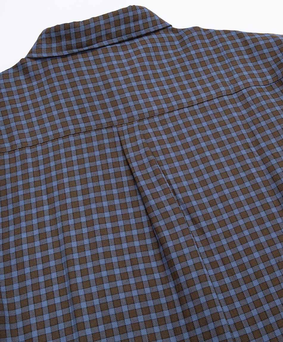 Camisa hombre cuadros manga corta