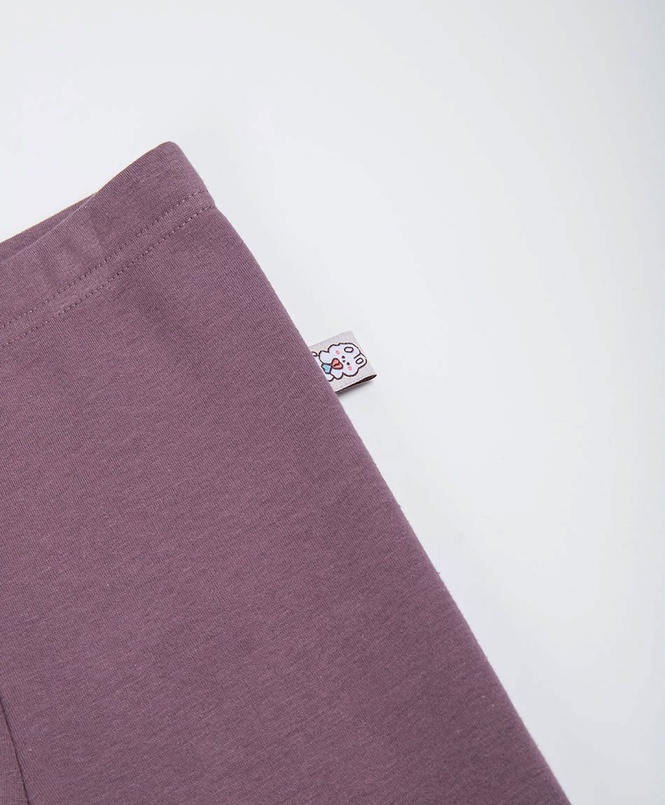 Leggins beb&eacute; forrada morada