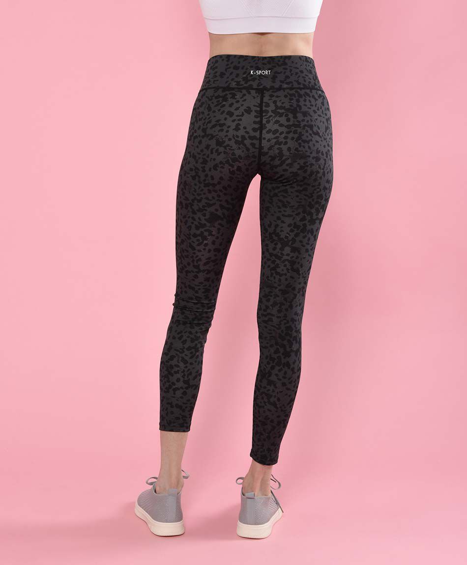 Calza mujer animal print tiro alto