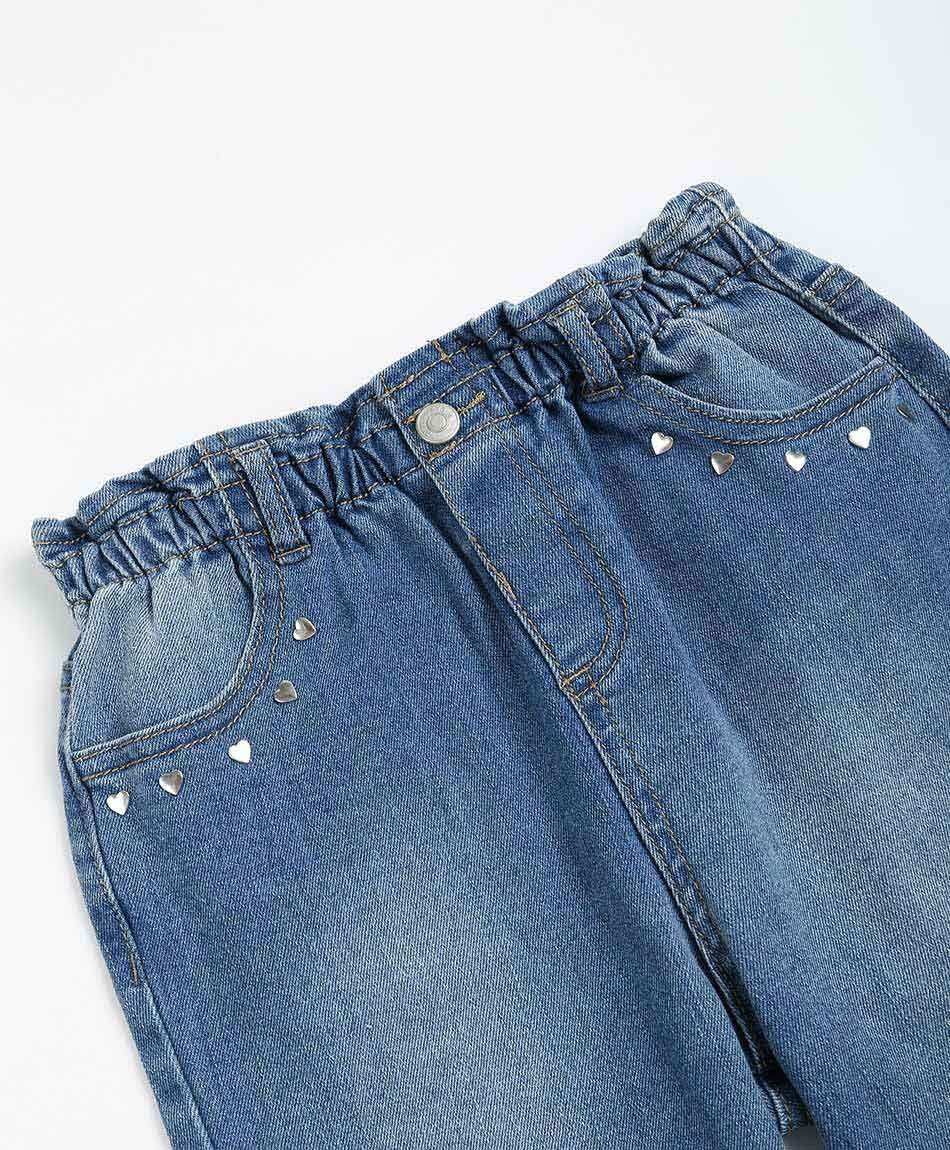 Jeans beb&eacute; cintura elasticada