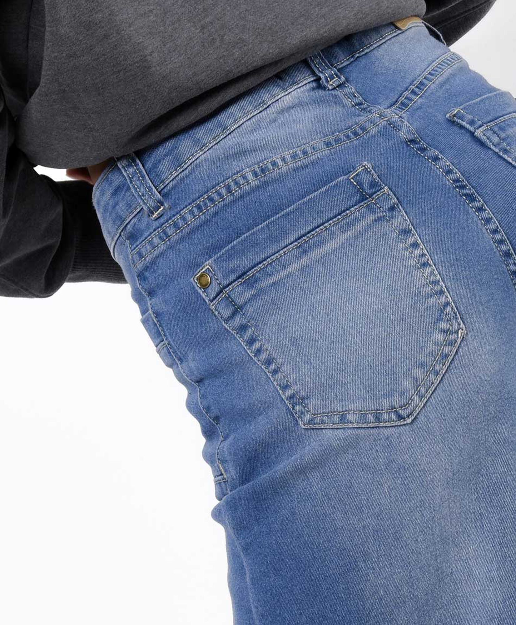 Jeans mujer bolsillo cuadrado wide Jeans mujer bolsillo cuadrado wide