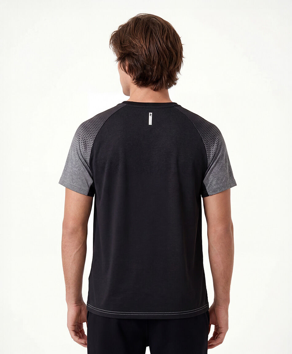 Polera deportiva hombre melange degrad&eacute;