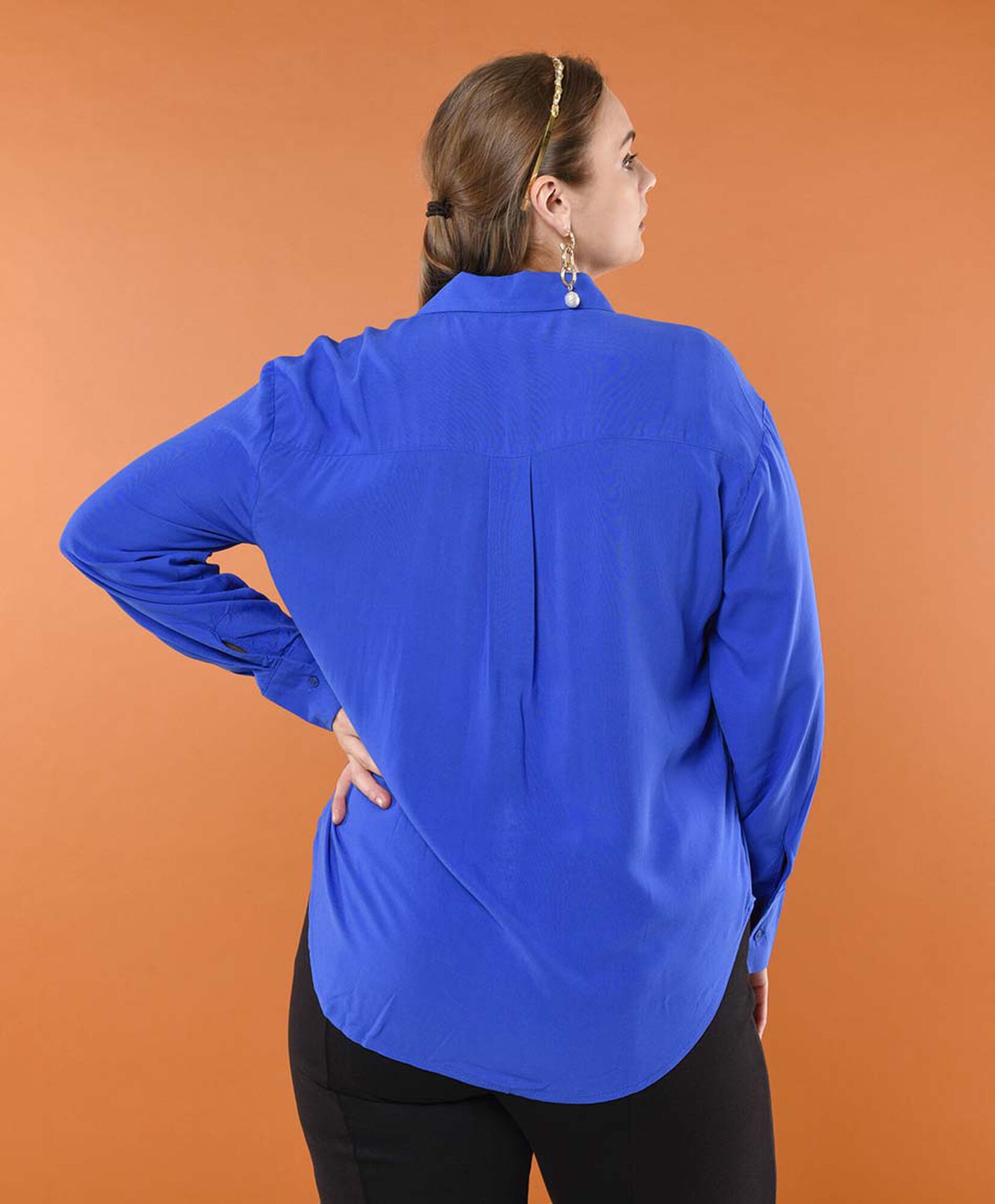 Blusa mujer clásica bolsillo Blusa mujer clásica bolsillo