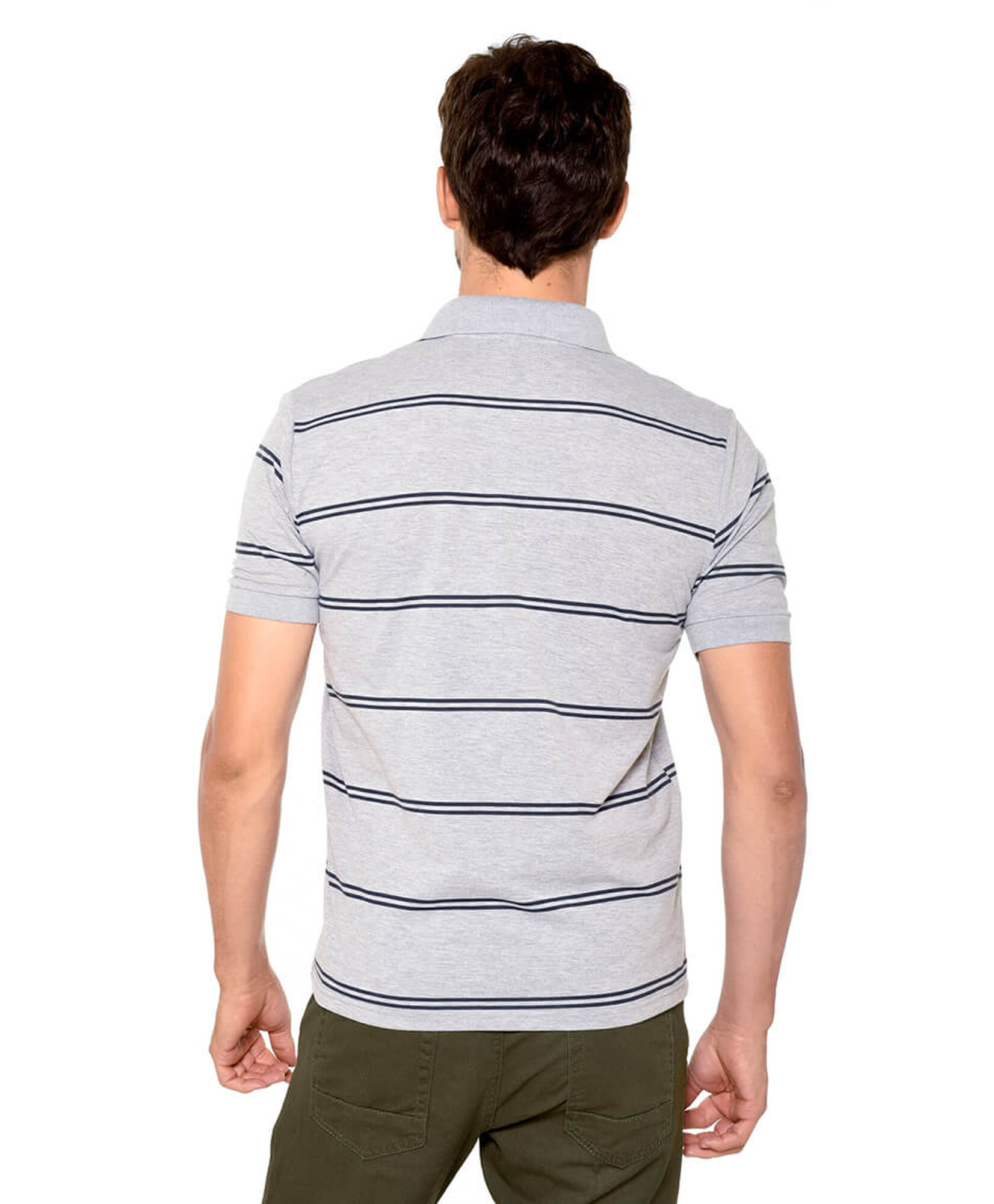 Polera cuello polo lineas Polera cuello polo lineas