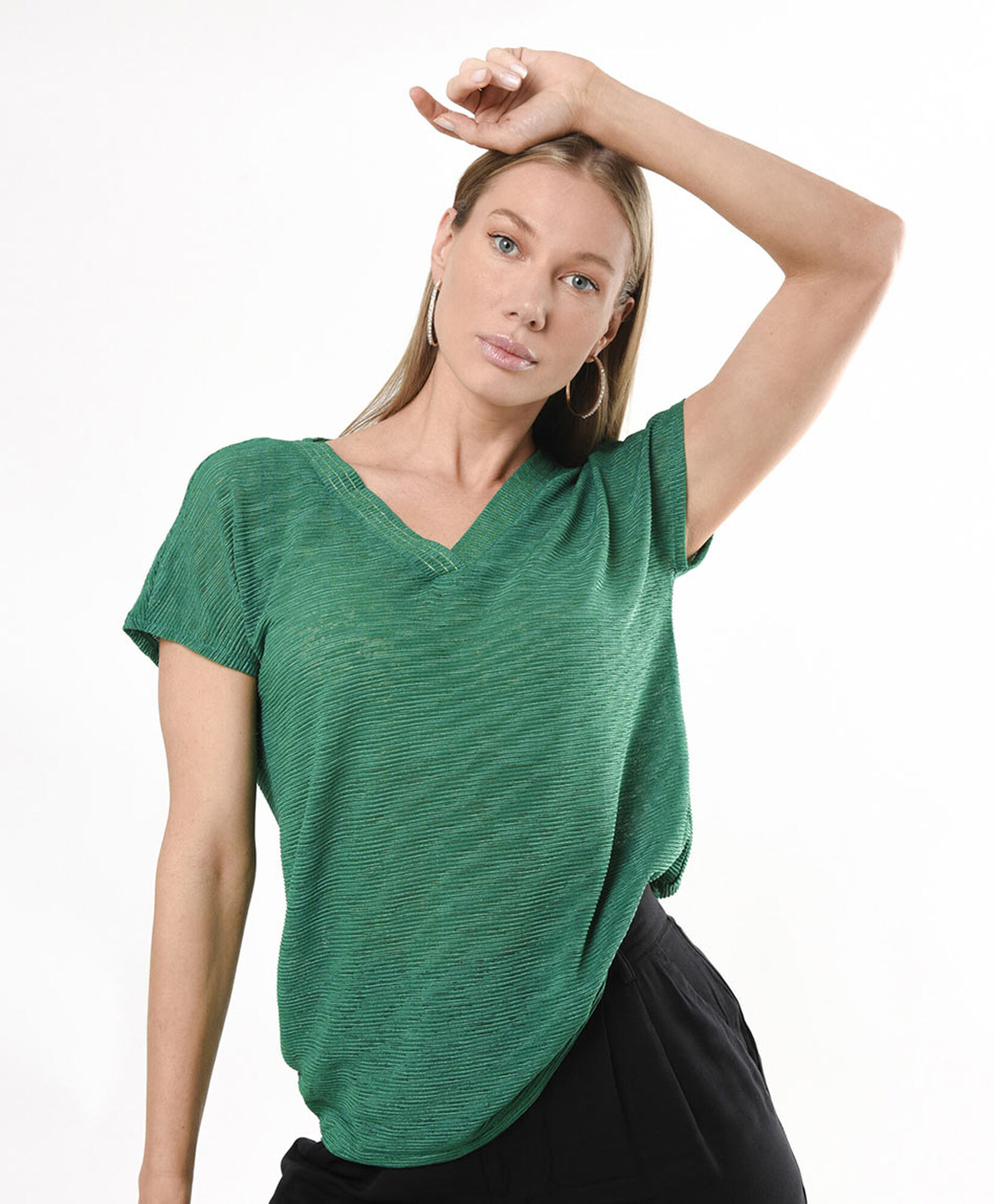 Polera mujer cuello gold Polera mujer cuello gold