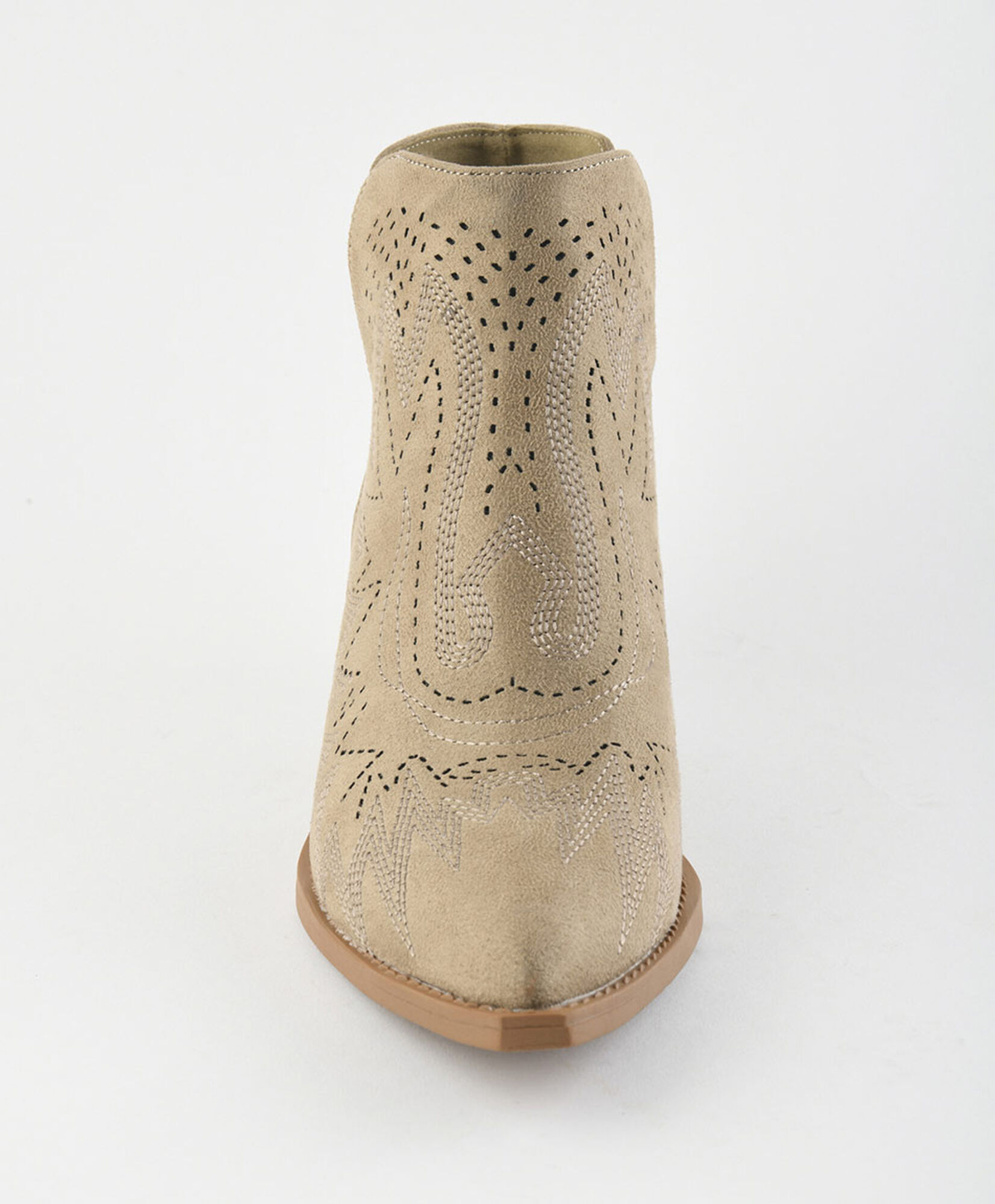 Botín mujer vaquero beige Botín mujer vaquero beige