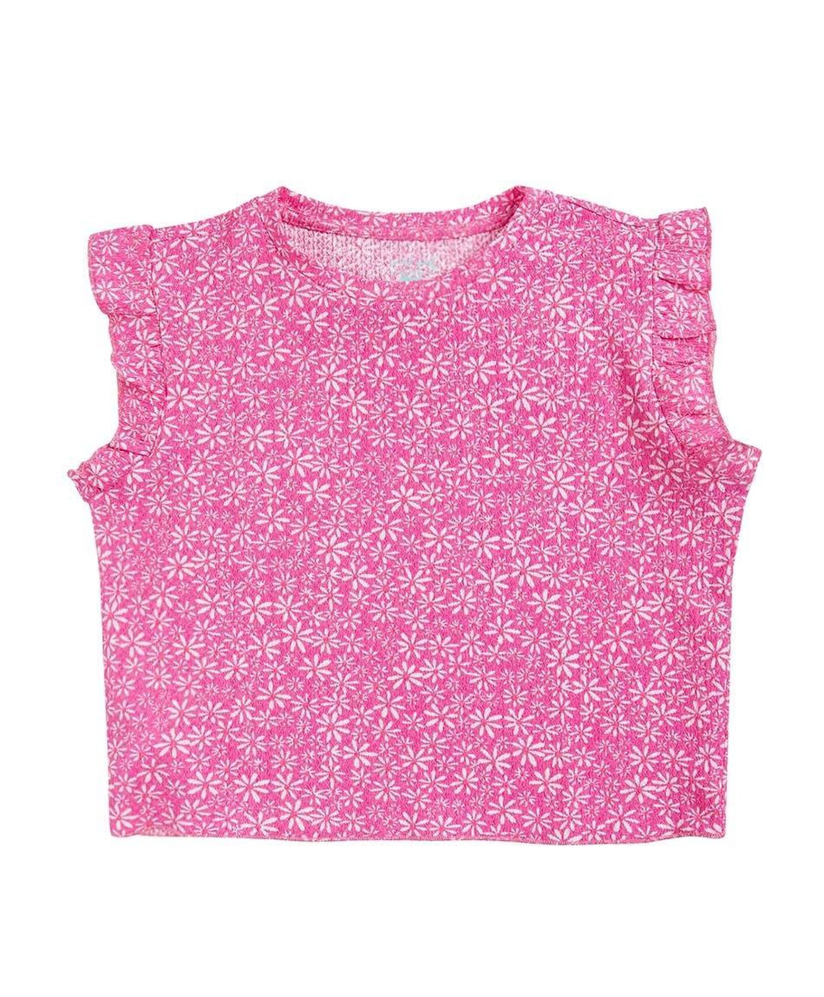 Polera niña florcitas vuelos Polera niña florcitas vuelos