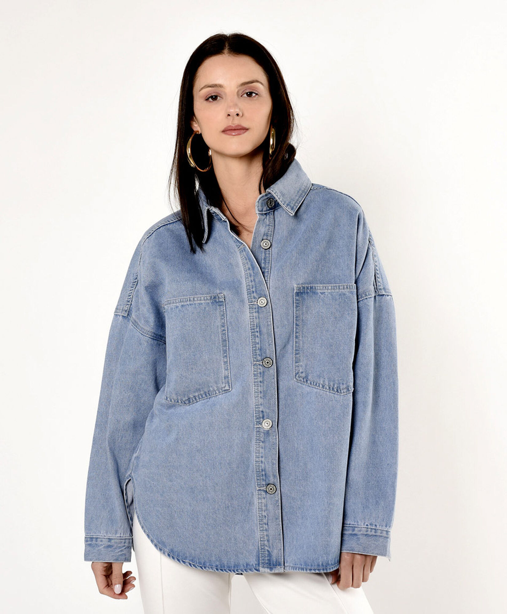 Chaqueta mujer denim oversize Chaqueta mujer denim oversize