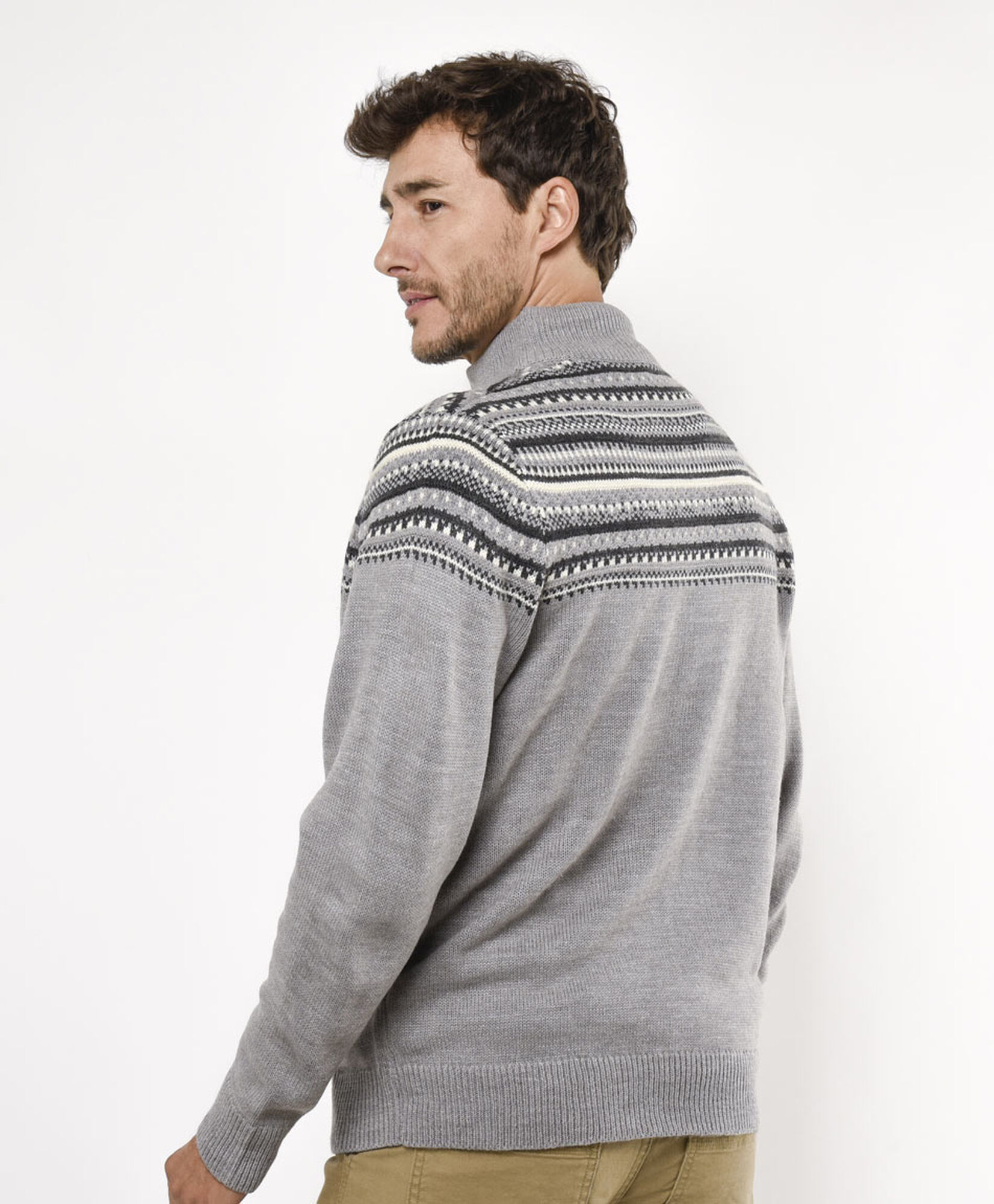 Sweater hombre puntos y líneas Sweater hombre puntos y líneas