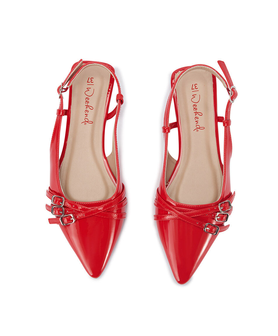 Zapato mujer charol red
