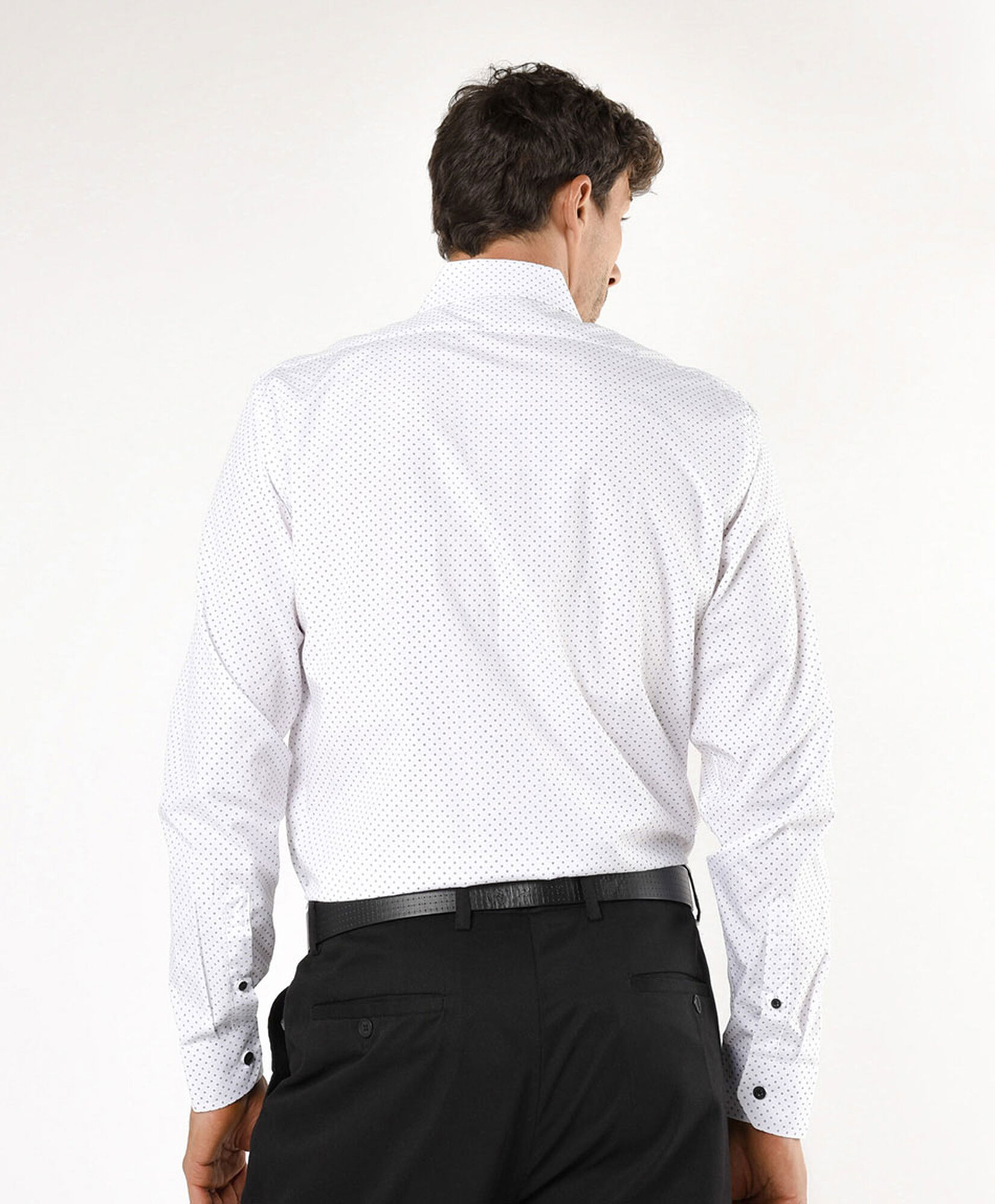 Camisa hombre puntos blanca Camisa hombre puntos blanca
